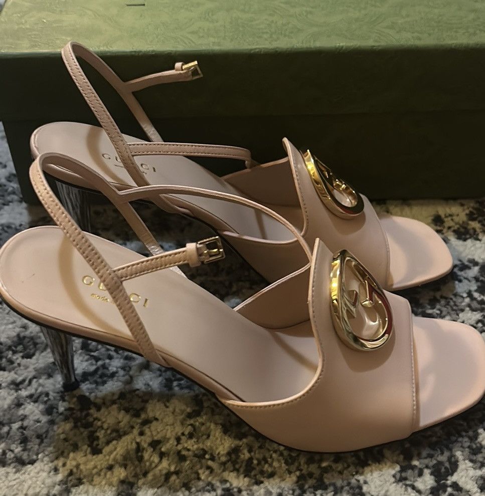 Gucci Gucci Blondie One Strap Sandal 8.5cm size 39.5 Size US 9.5 / IT 39.5 - 2 Thumbnail