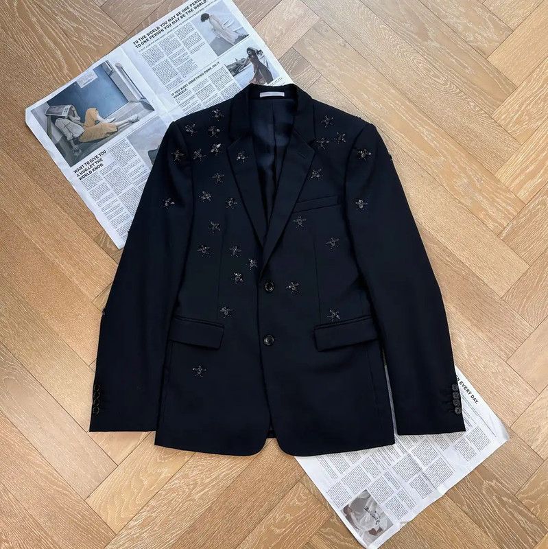 Dior Black Men's Embellished Jacket 0089