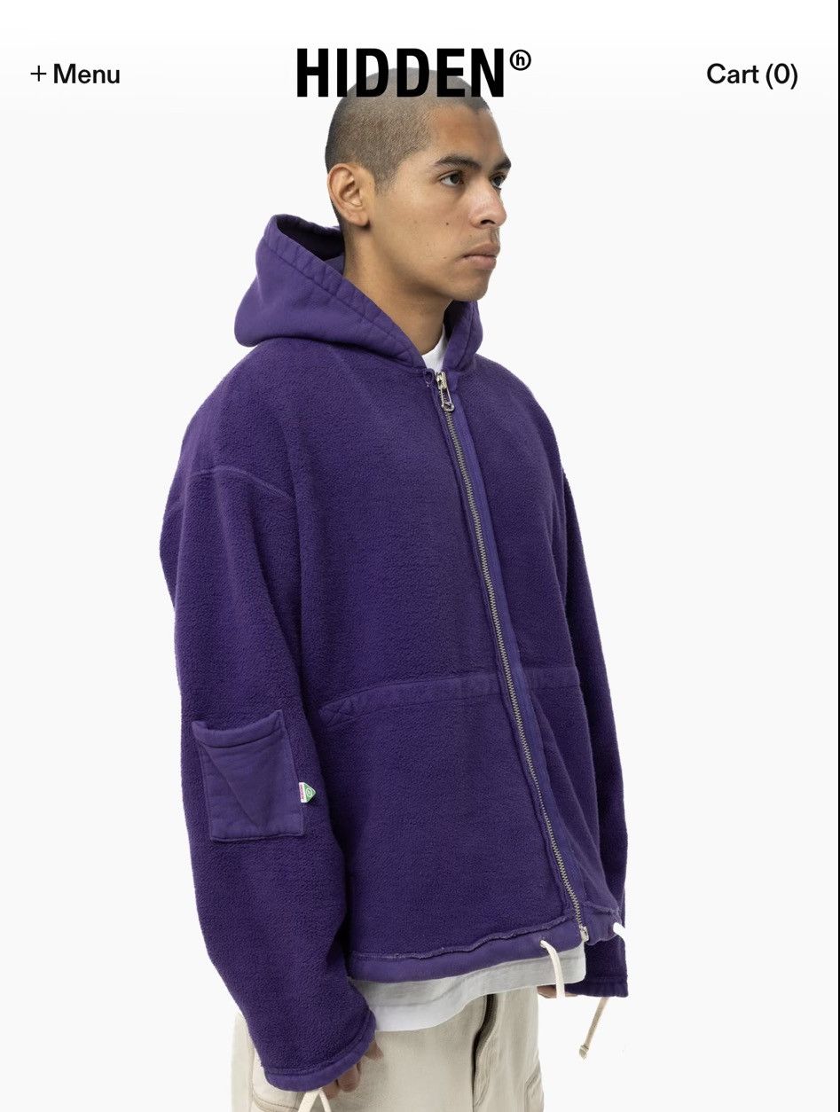 HIDDEN Hidden NY Zip Reversible Hoodie Size US M / EU 48-50 / 2 - 6 Thumbnail