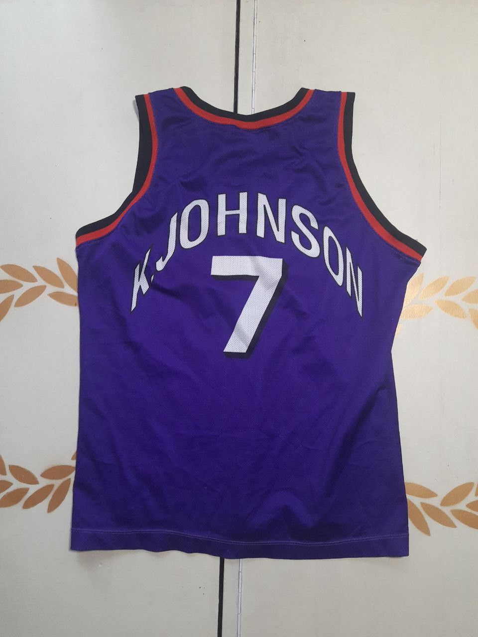 Champion × NBA Champion Phoenix Suns NBA Jersey 7 K.Johnson 90's Size US L / EU 52-54 / 3 - 8 Thumbnail