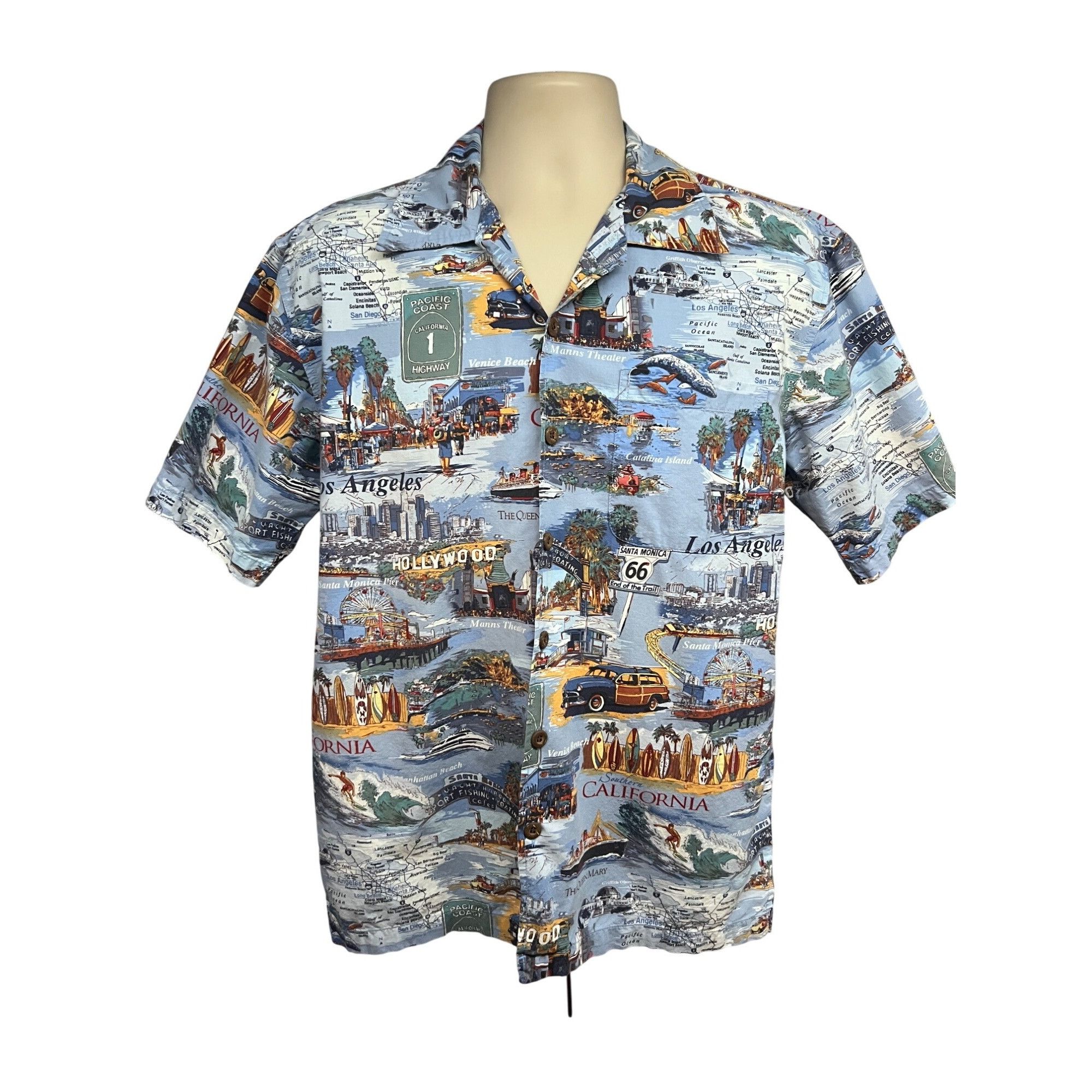 Vintage David Carey Mens Vintage Retro Hawaiian California Button Up Size US M / EU 48-50 / 2 - 1 Thumbnail
