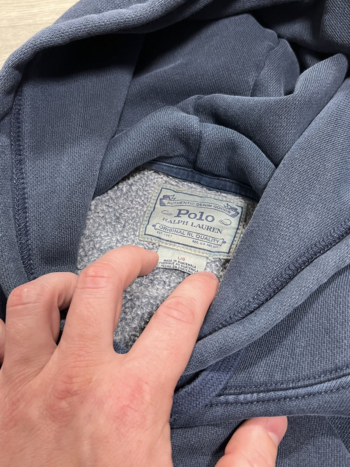 RRL Ralph Lauren Polo Ralph Lauren vintage rare hoodie mens size L Size US L / EU 52-54 / 3 - 4 Thumbnail