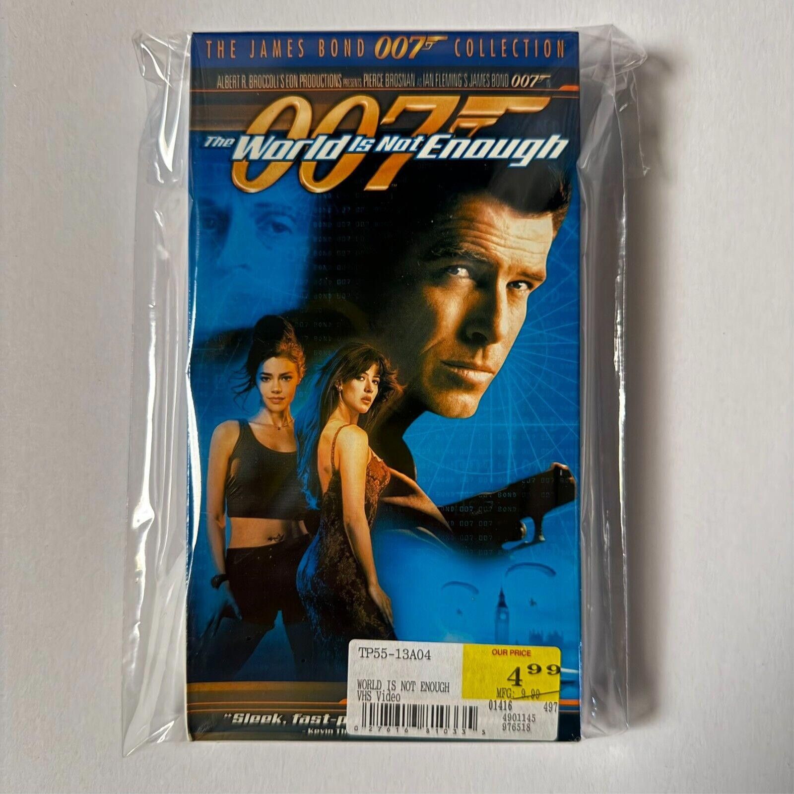 Designer 007 Bond Collection The World Is Not Enough VHS 1999 Sealed Size ONE SIZE - 6 Thumbnail