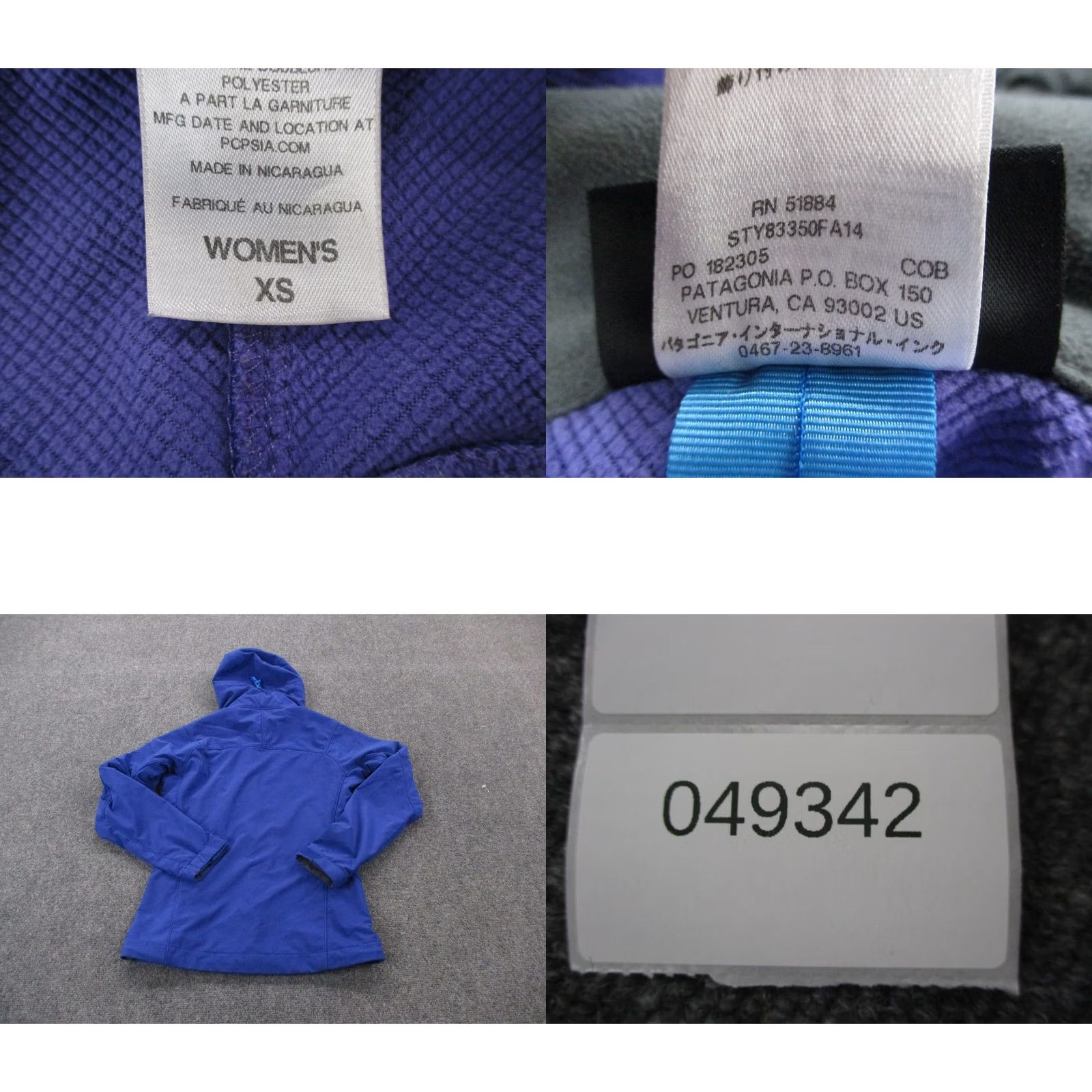 Patagonia Patagonia Jacket Women XS Blue Hoody Hiking Outdoor Rain 83350 Size XS / US 0-2 / IT 36-38 - 8 Thumbnail