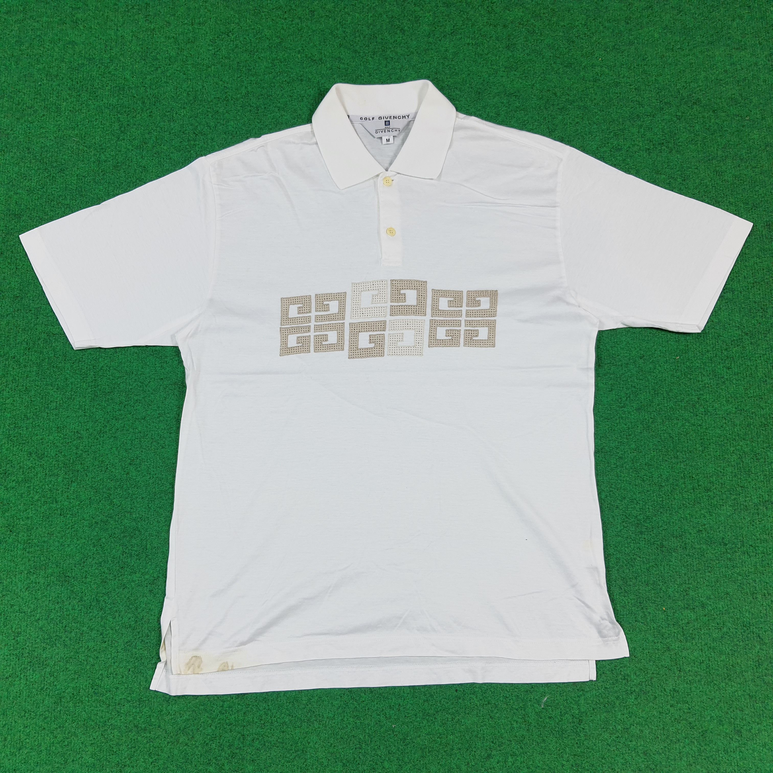 Givenchy Vintage Givenchy Golf White Polo Shirt C294N45 Size US M / EU 48-50 / 2 - 1 Thumbnail