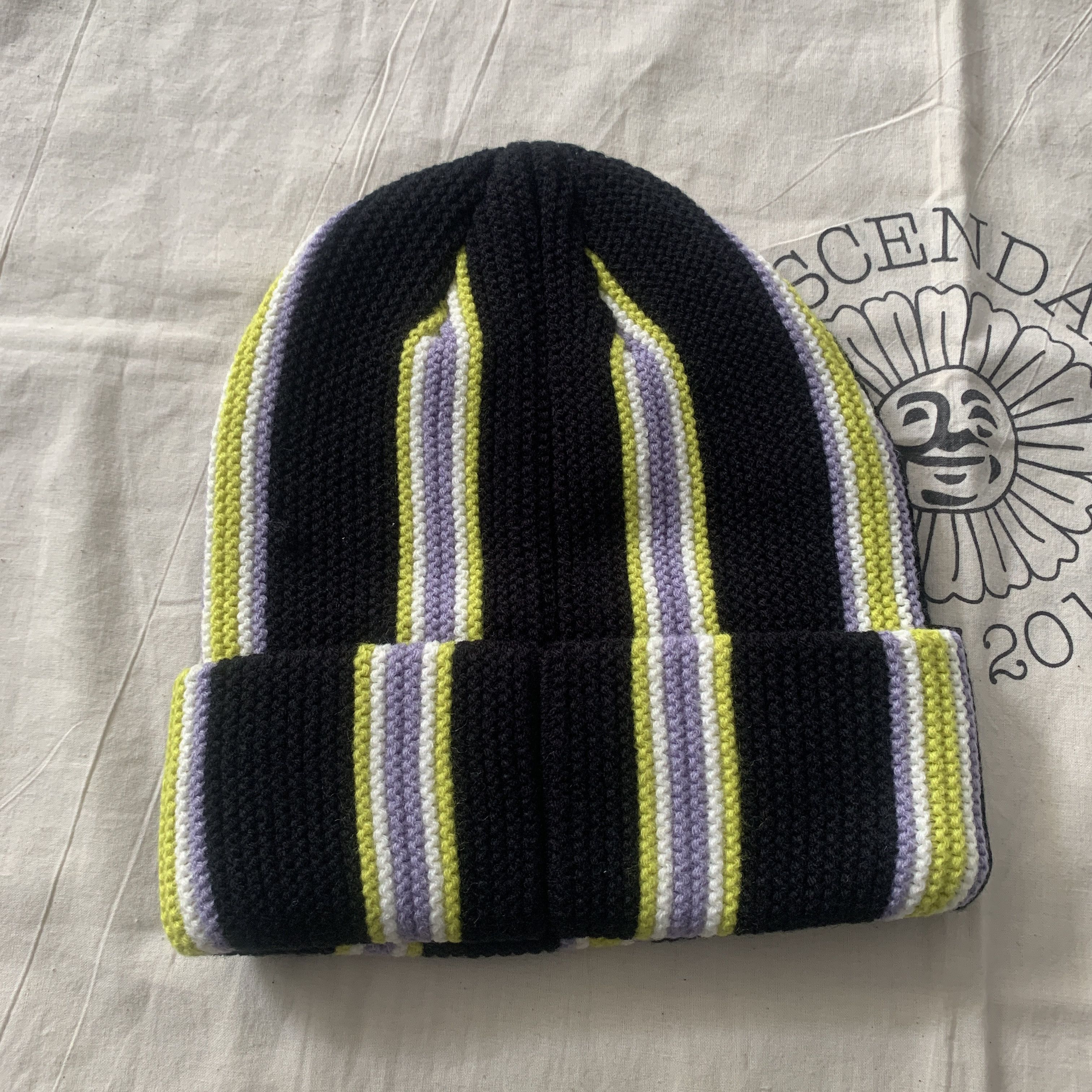 Stussy Stussy vertical stripe cuff beanie Size ONE SIZE - 3 Thumbnail