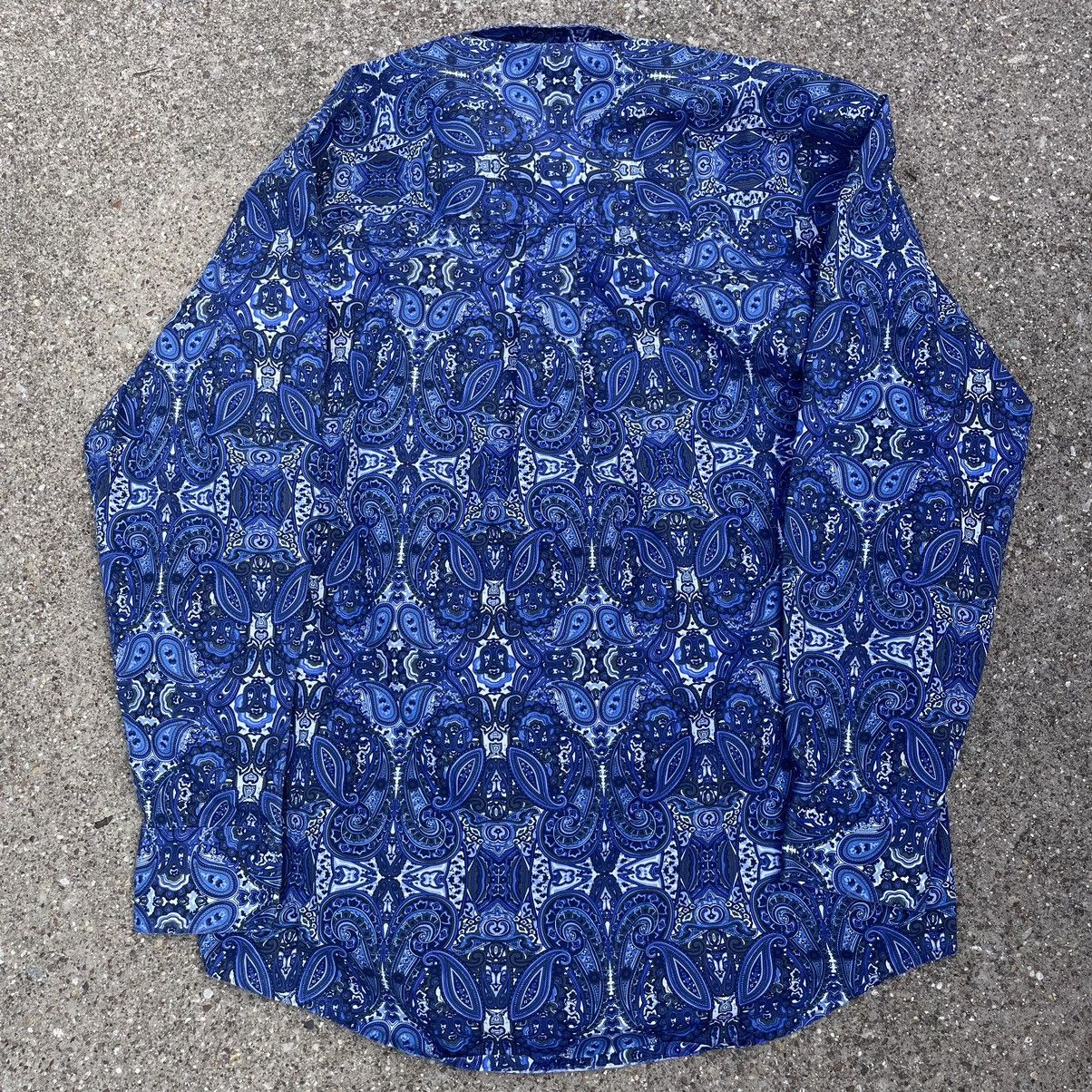 Wrangler Vintage Wrangler George Strait Paisley Print Button Up Shirt Size US S / EU 44-46 / 1 - 4 Thumbnail