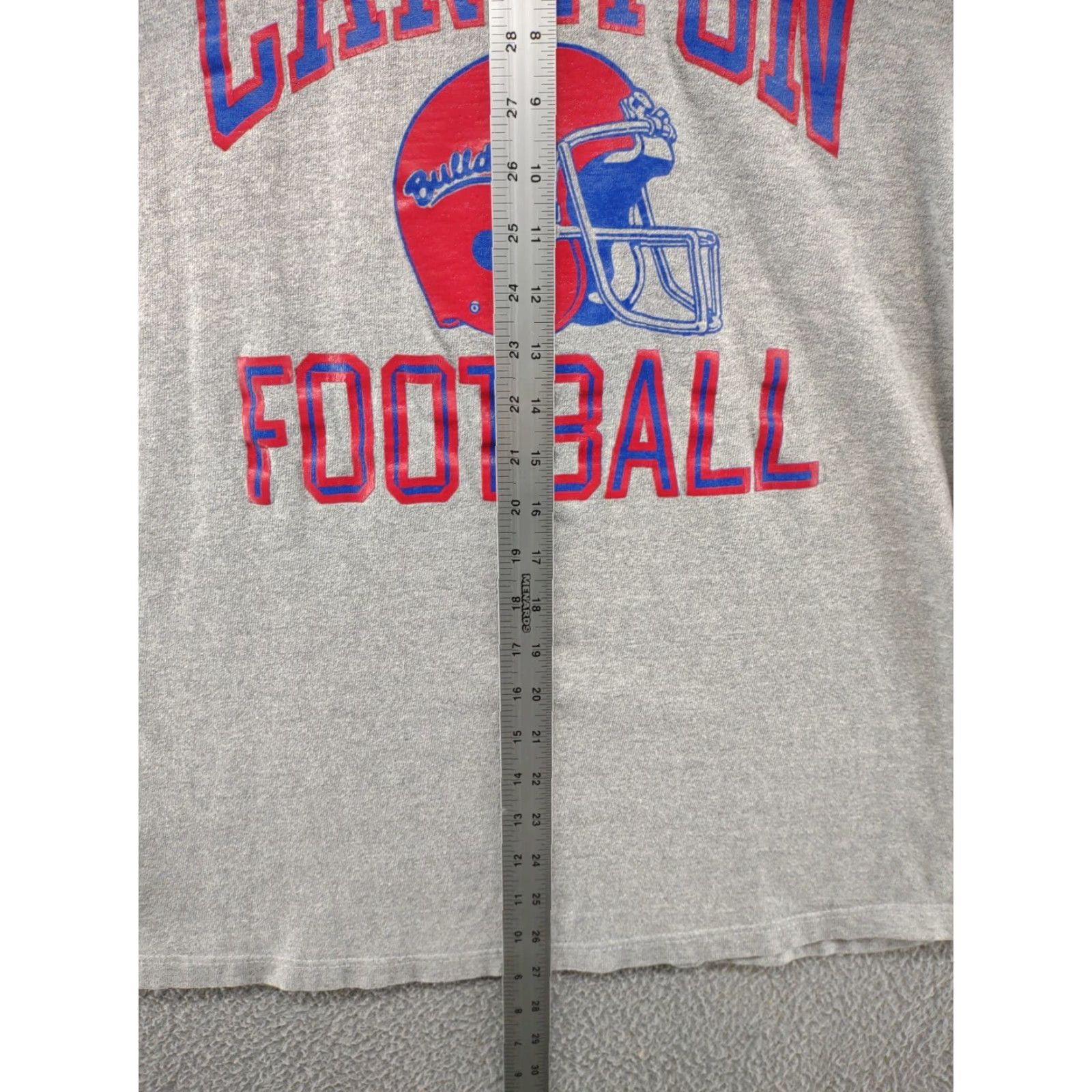 Champion Vintage Champion USA Shirt Carlton Bulldogs Football Single Stitch Size L Gray Mens Size US L / EU 52-54 / 3 - 6 Thumbnail