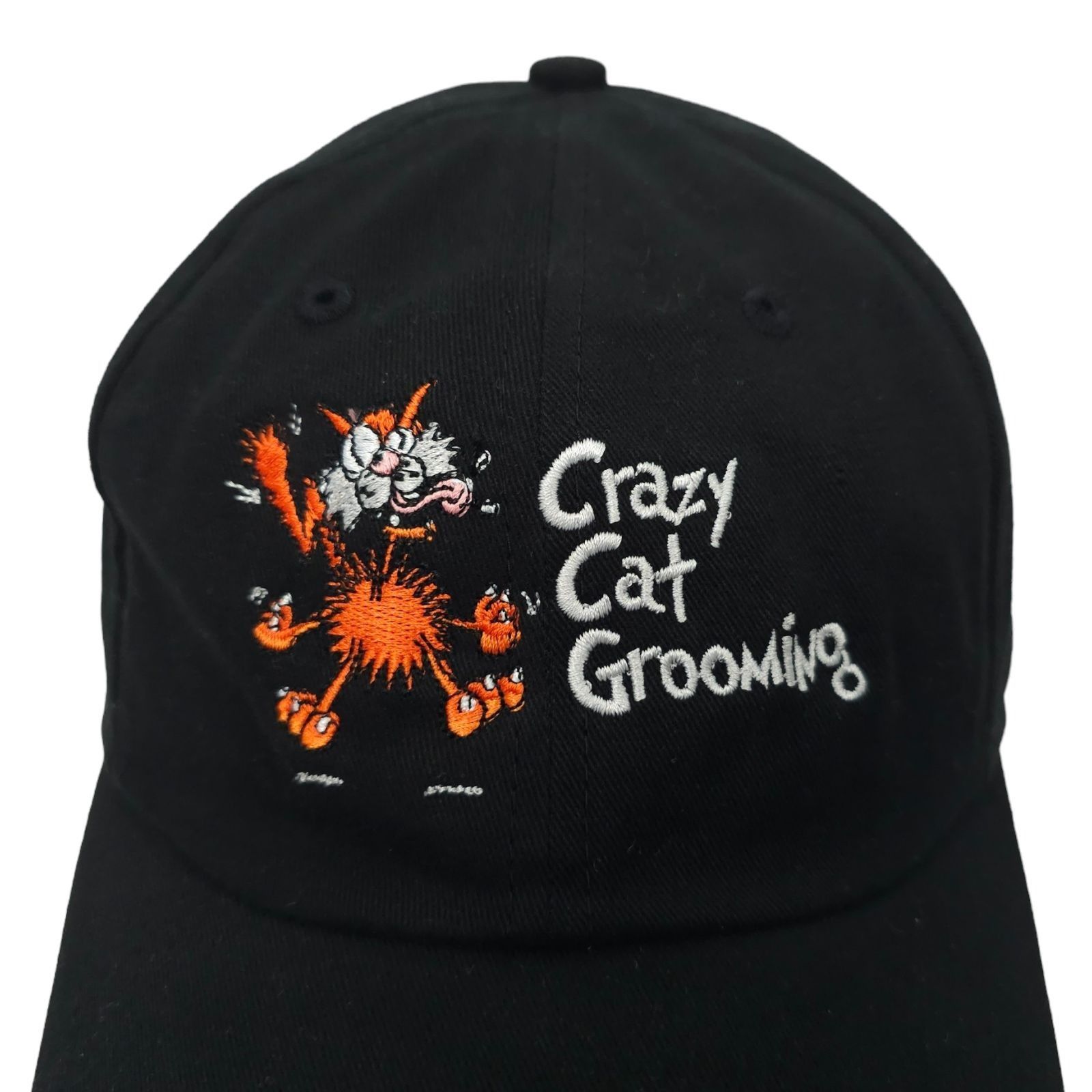 Other Crazy Cat Grooming Embroidered Logo Tuck Strap Cap Trucker Size ONE SIZE - 7 Thumbnail