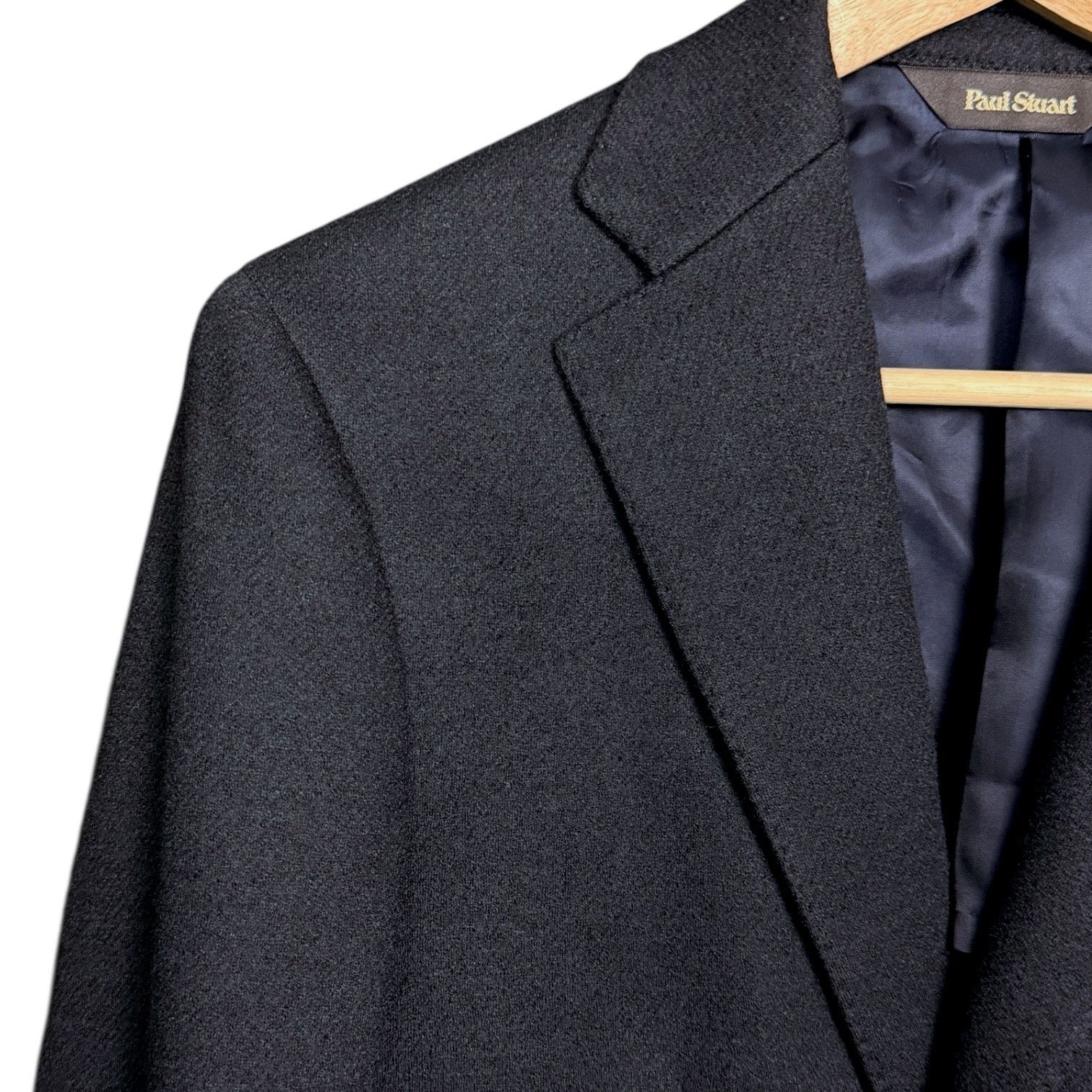 Paul Stuart Paul Stuart Wool Cashmere Flannel Blue Blazer 44R $2,000 Size 44R - 4 Thumbnail