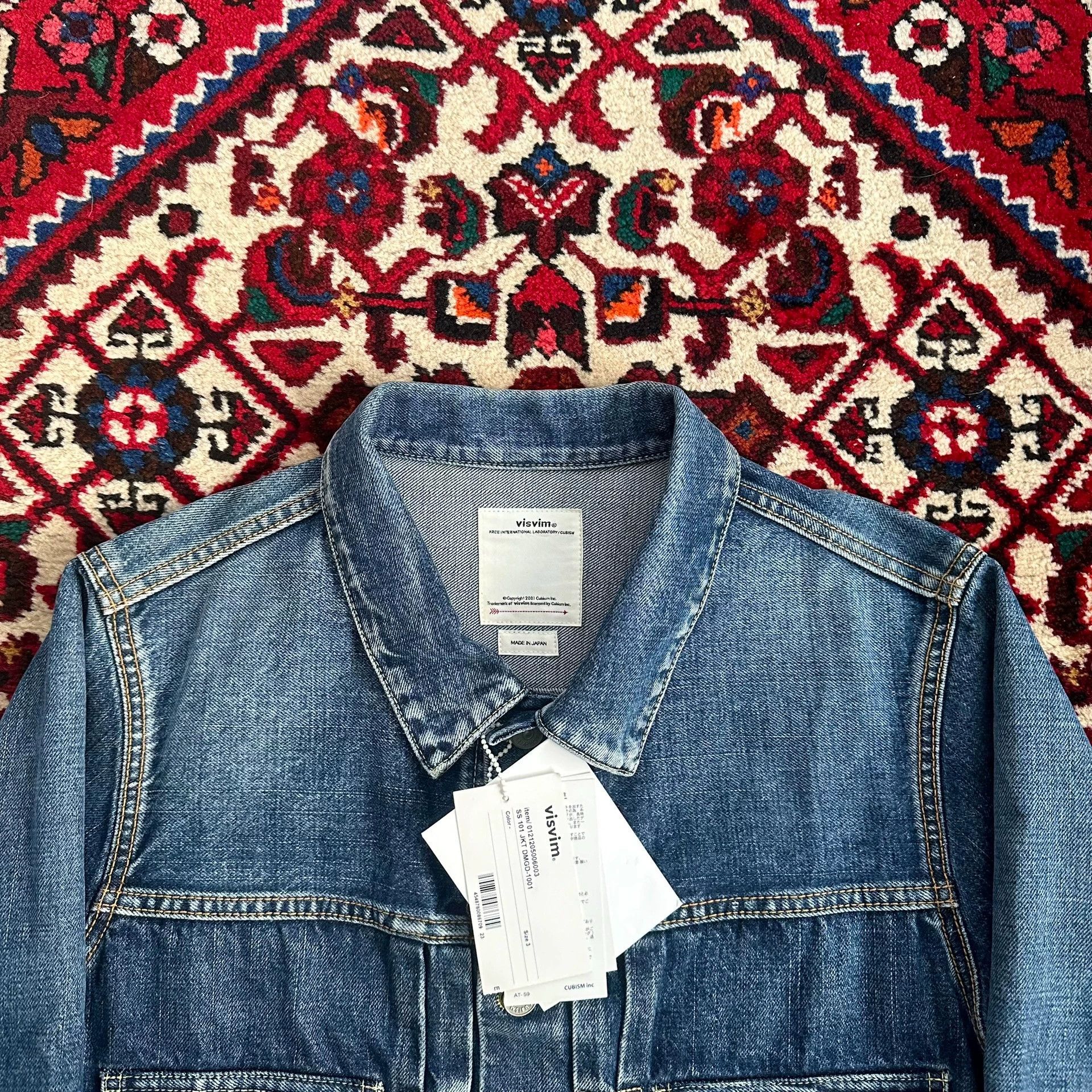 Visvim visvim 21AW 101 DMGD-1001 Denim Jacket 3 Size US L / EU 52-54 / 3 - 2 Thumbnail