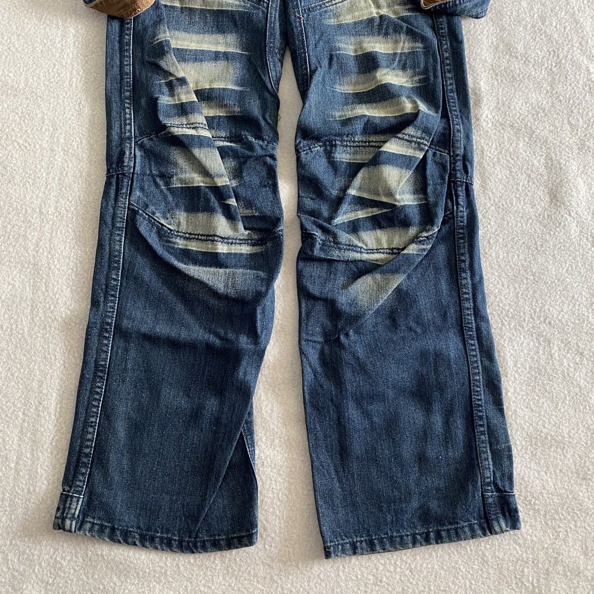 If Six Was Nine × Japanese Brand Rain King Of Hip Hop Brand Suspender Jeans w30 Size US 30 / EU 46 - 5 Thumbnail
