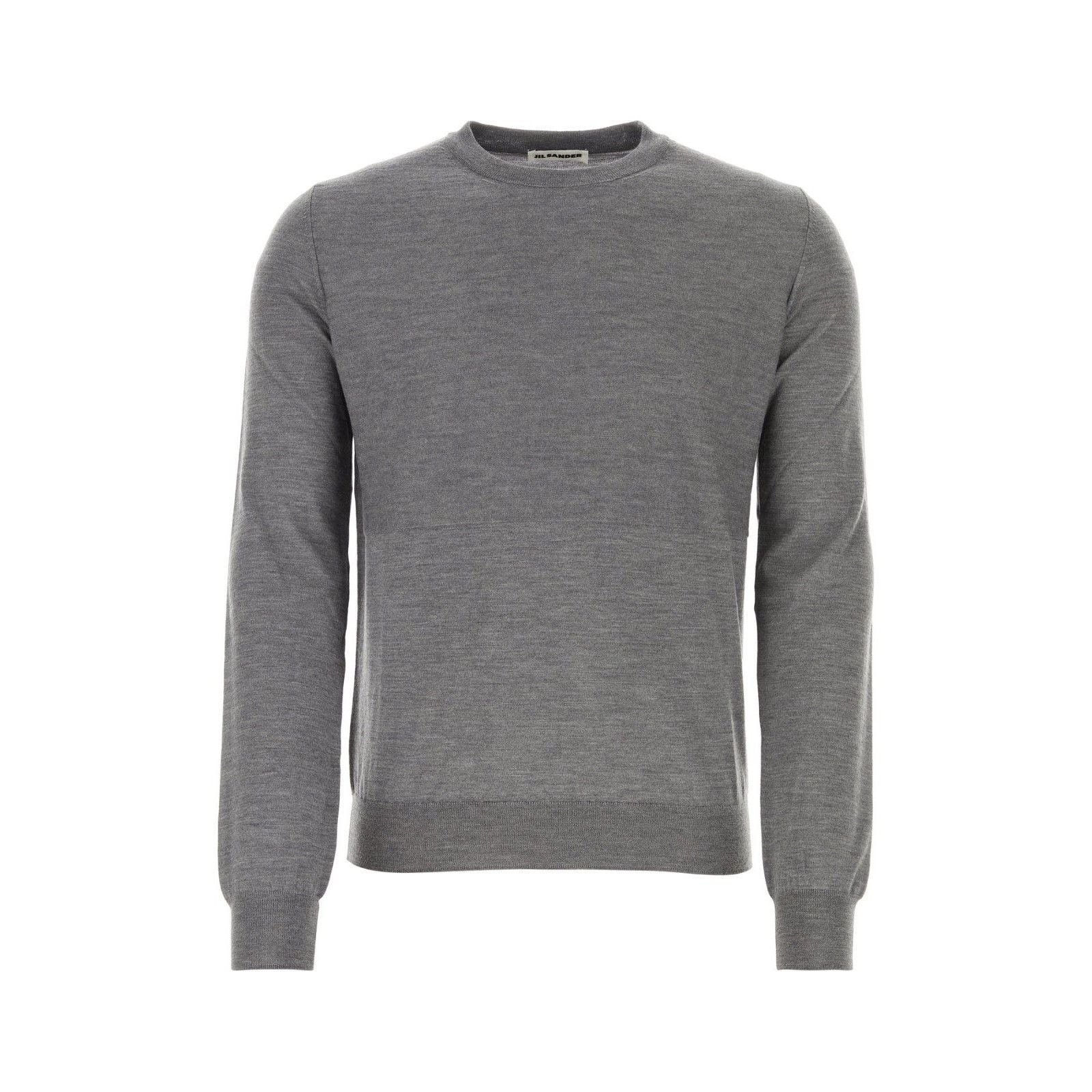 Jil Sander JIL SANDER Gray Wool Sweater New And Authentic (Men's size:4 Size US M / EU 48-50 / 2 - 1 Thumbnail