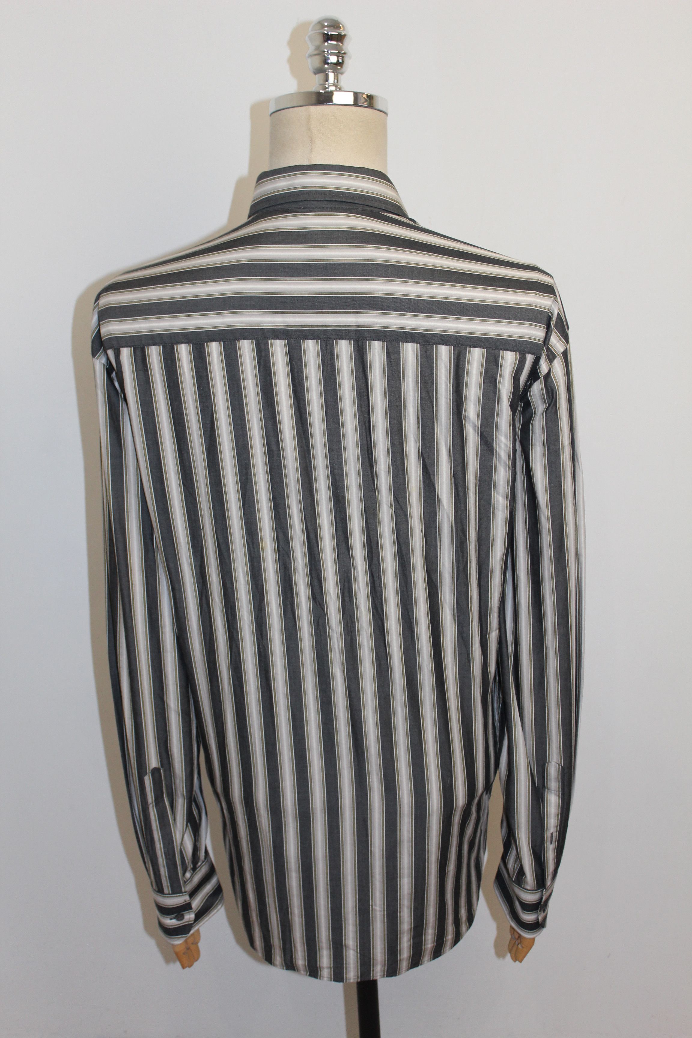 Lacoste Mens LACOSTE Long Sleeve Striped Shirt Top Size 2XL Size US XXL / EU 58 / 5 - 6 Thumbnail