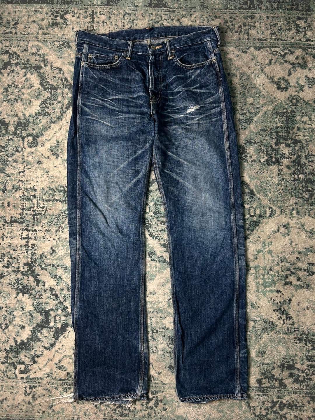 RATS JAPAN Rats sence of solidarity denim jean Size US 32 / EU 48 - 1 Thumbnail