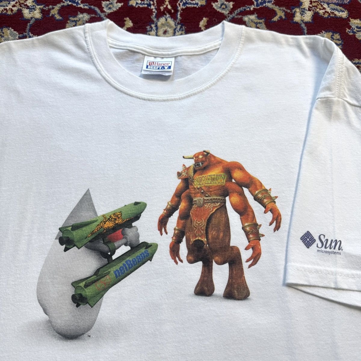 Playstation Serious Sam Ugh-Zan Duke Java Mascot video game promo tee ...