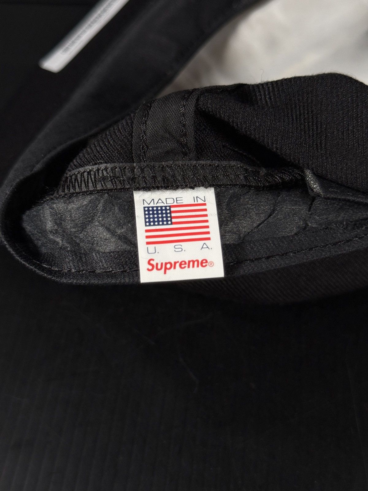 Supreme SUPREME SS19 MOTHERFUCKER 6-PANEL CAP BLACK SNAPBACK HAT Size ONE SIZE - 6 Thumbnail