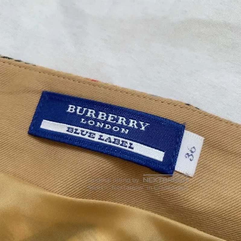 Burberry Burberry Brown Yellow Plaid Women's Skirt. Size 23" - 3 Thumbnail