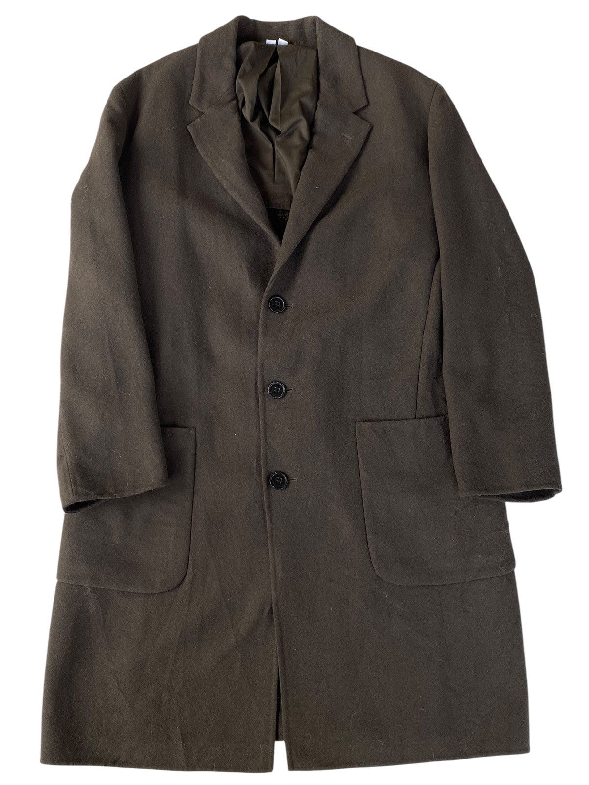 Japanese Brand × Uniqlo Uniqlo Wool Long Jacket Size US XL / EU 56 / 4 - 1 Thumbnail