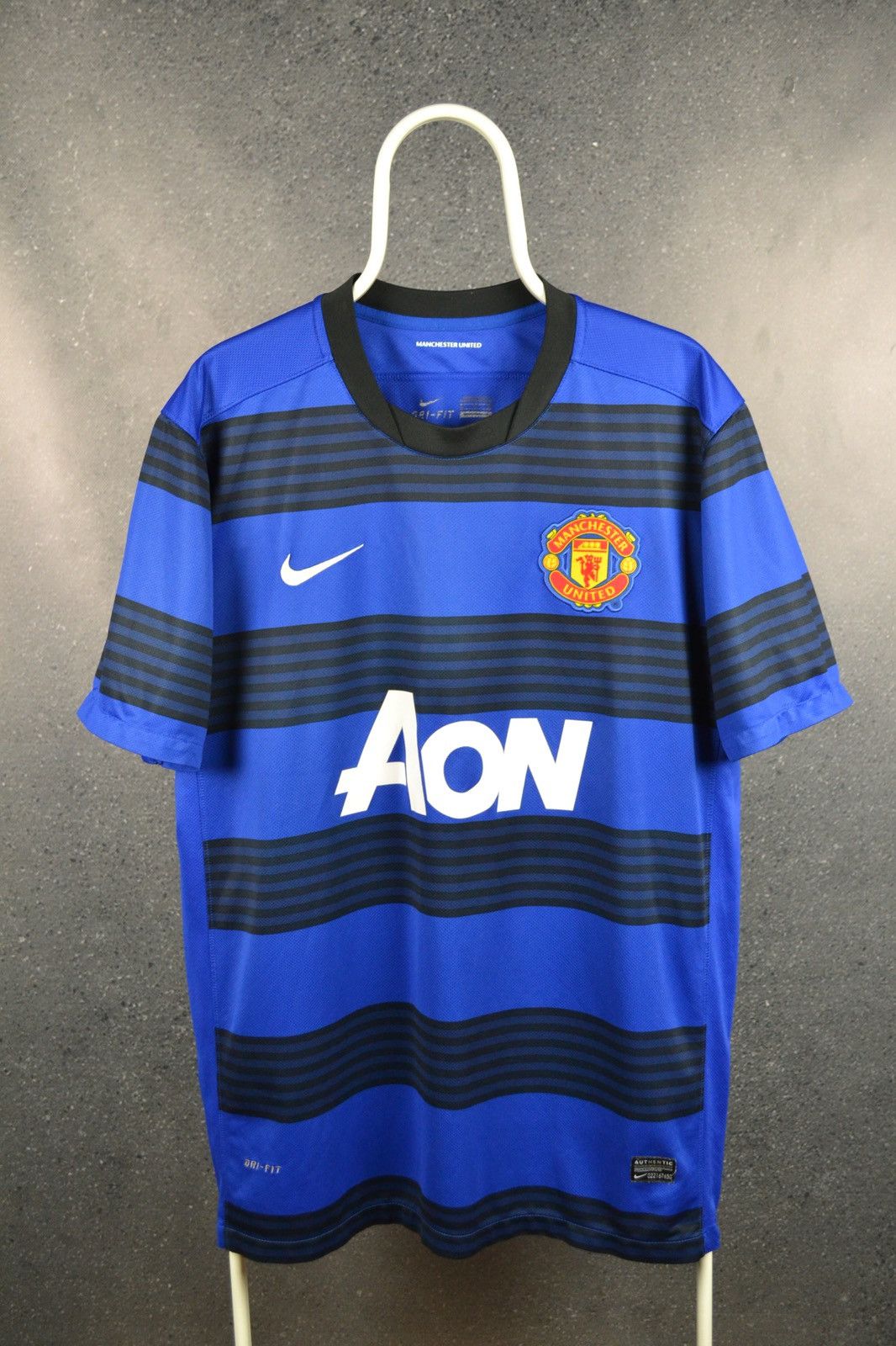 Nike Manchester United 2012 Away Football Shirt Nike Soccer Size US XL / EU 56 / 4 - 1 Thumbnail