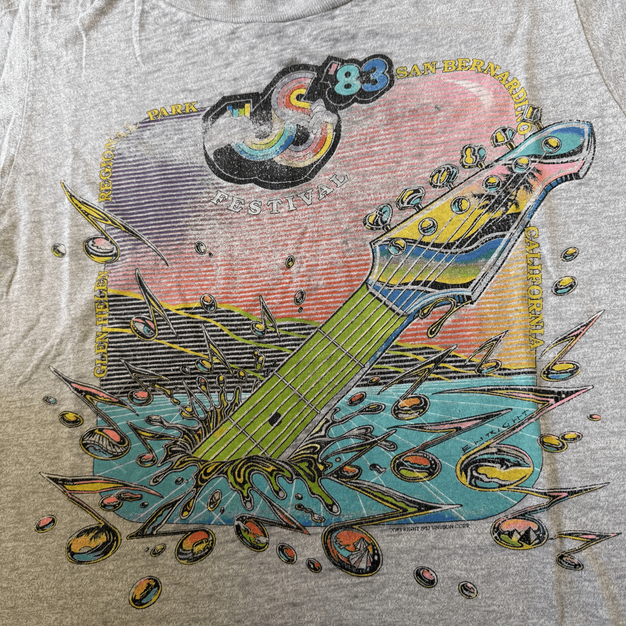 Vintage VERY RARE '83 Us Festival T-Shirt MiUSA Size US S / EU 44-46 / 1 - 3 Thumbnail