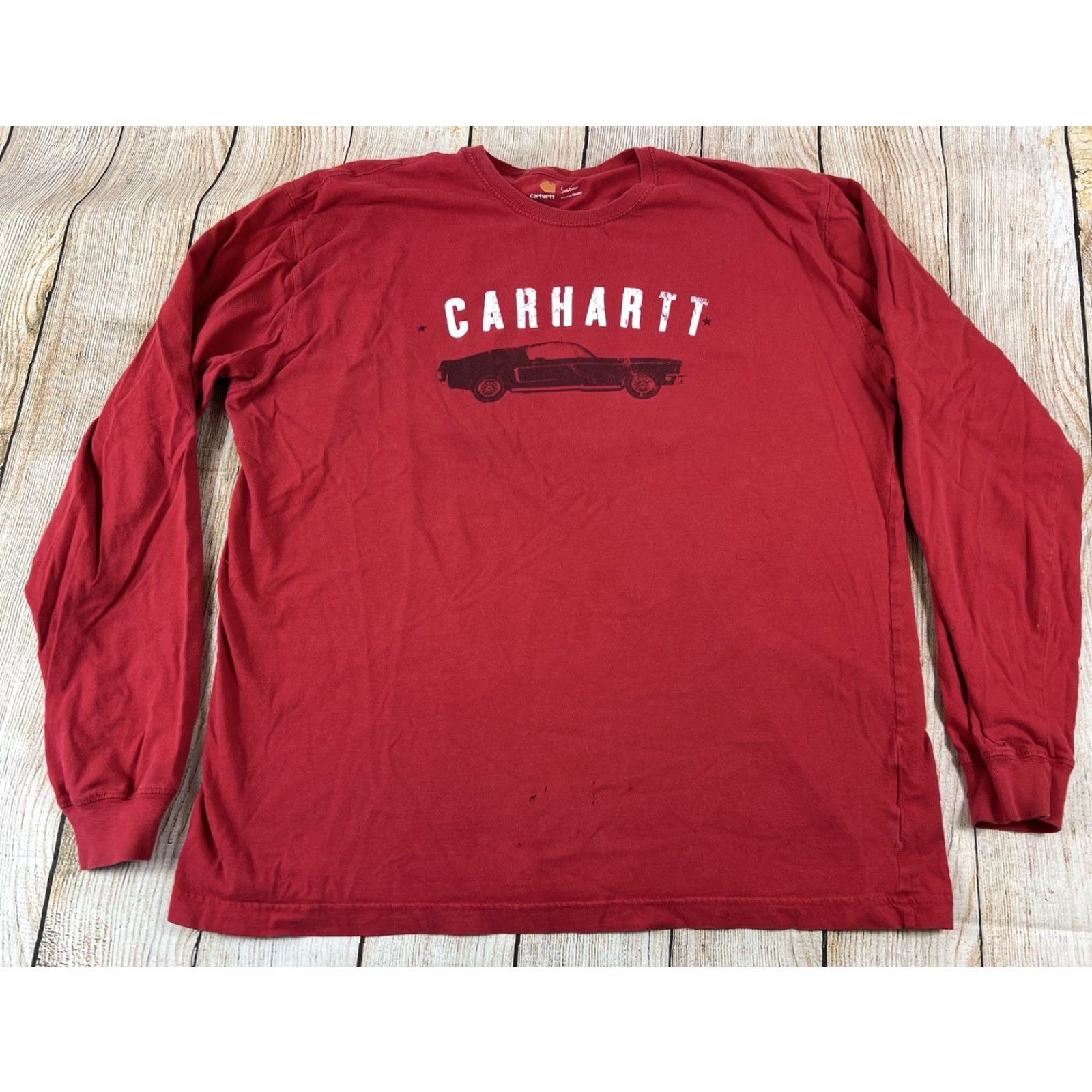 Carhartt Carhartt Ford Mustang Fastback Car Graphic Red Cotton T-Shirt Size L User: Carhartt Ford Mustang Fastback Car Graphic Red Cotton T-Shirt Size L Size US L / EU 52-54 / 3 - 2 Thumbnail
