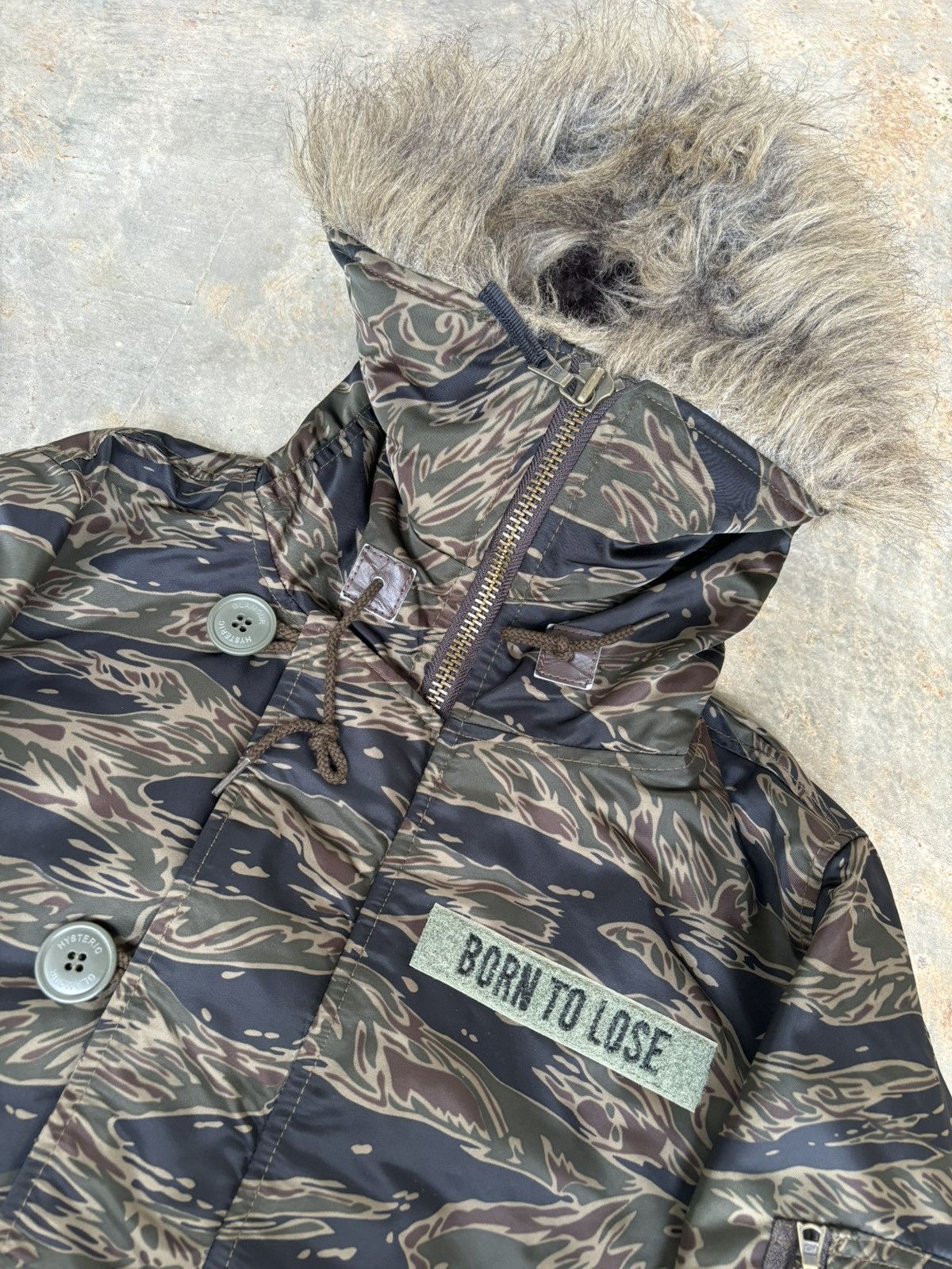 Hysteric Glamour Hysteric Glamour Tiger stripe Ifsix Lgb Style Fur Jacket Size US S / EU 44-46 / 1 - 5 Thumbnail