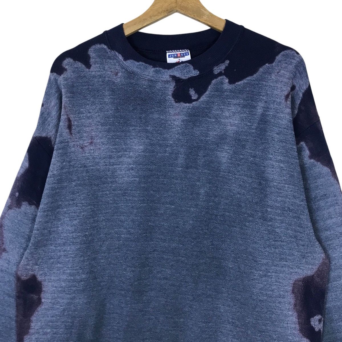 Jerzees Vintage Jerzees Acid Wash Pullover Jumper Sweatshirt Size US L / EU 52-54 / 3 - 2 Thumbnail