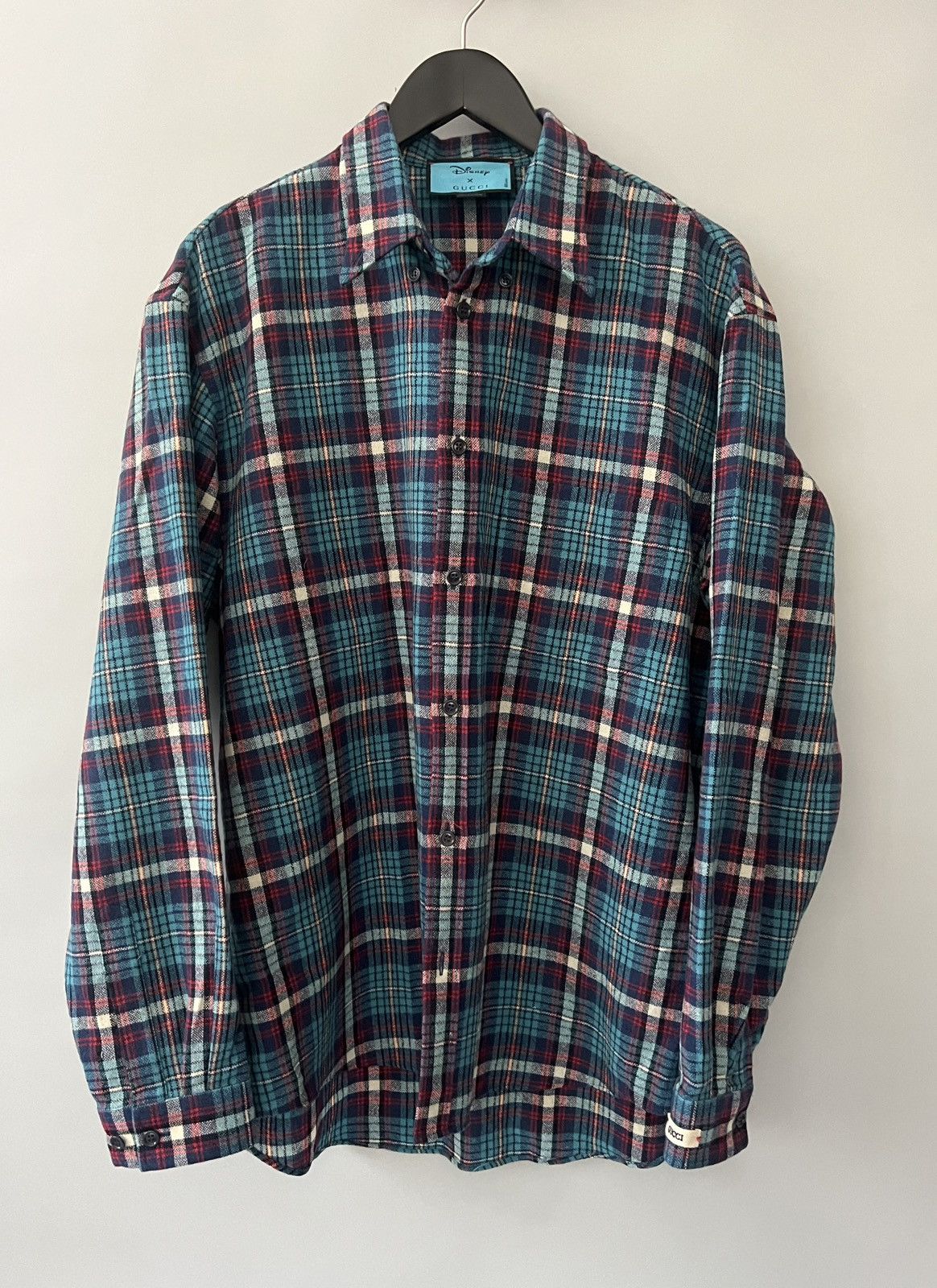 Disney × Gucci Gucci x Disney Donald Duck GG Check Shirt Size US M / EU 48-50 / 2 - 3 Thumbnail
