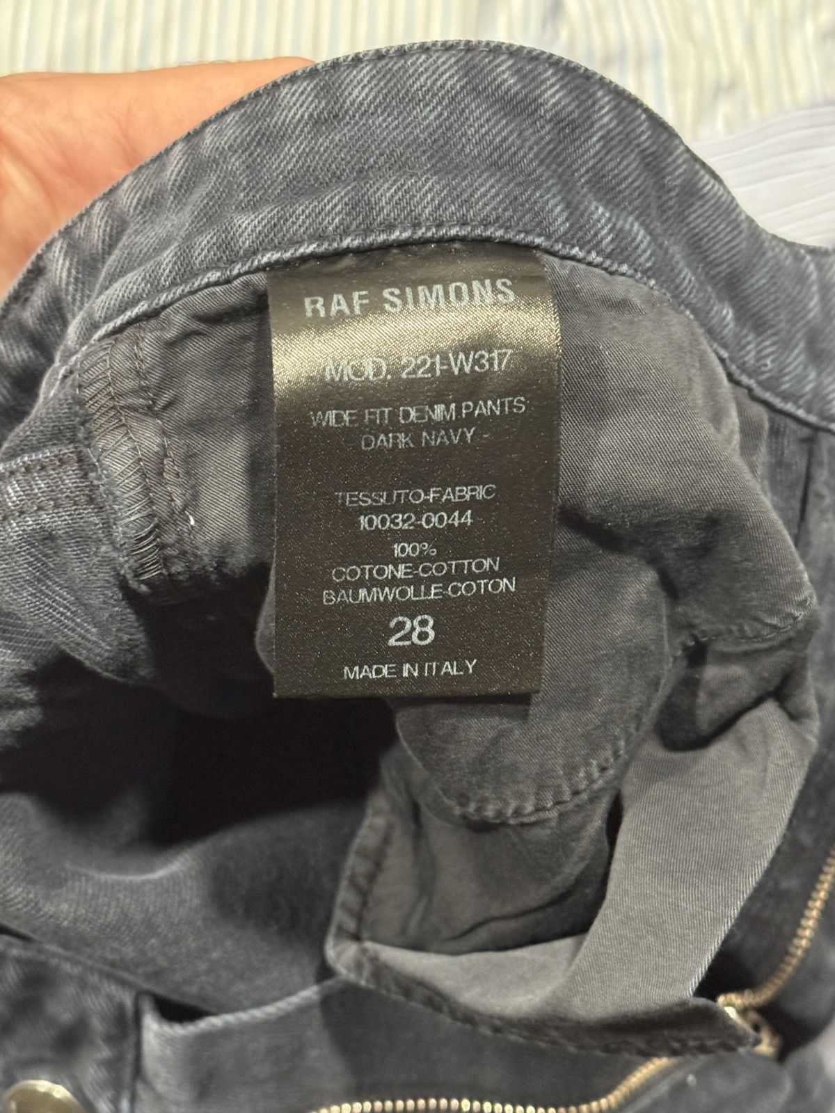 Raf Simons Raf Simons Wide Fit Denim SS 2022 Size US 28 / EU 44 - 5 Thumbnail