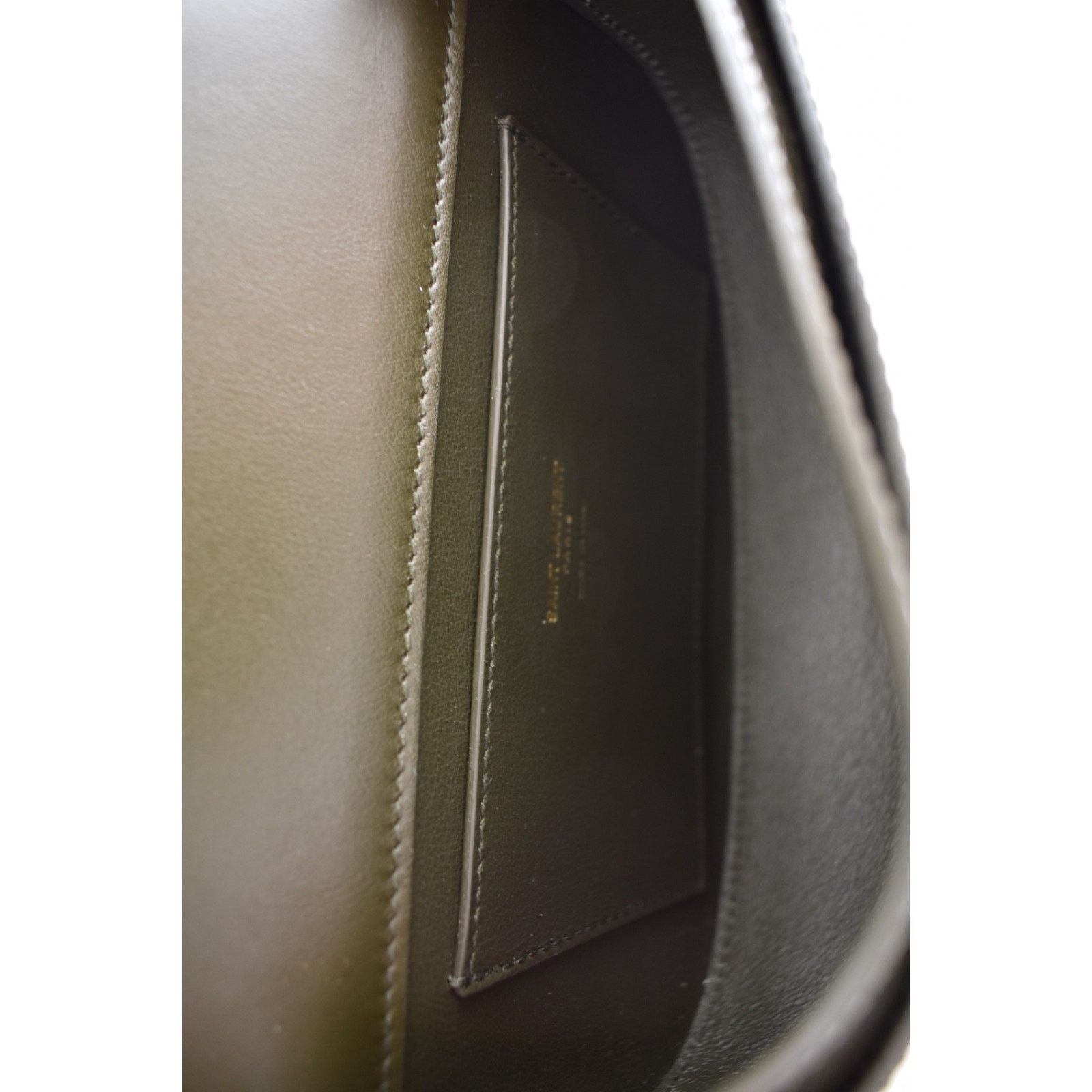 Yves Saint Laurent Saint Laurent Mini Voltaire Demi Lune YSL Shoulder Bag Green Size ONE SIZE - 21 Thumbnail
