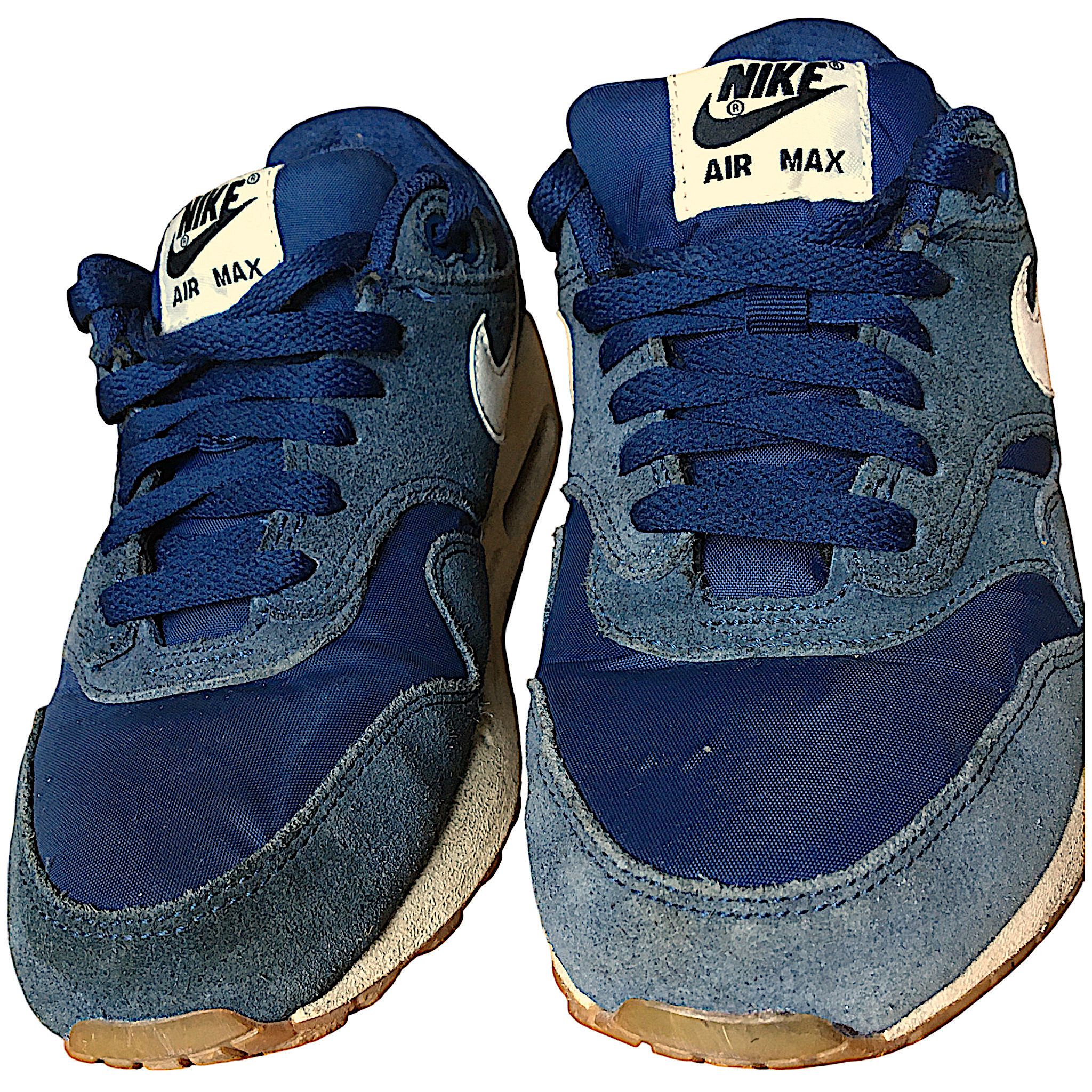 Nike Nike Air Max 1 GS "Midnight Navy" (2013) Size US 6.5 / IT 36.5 - 4 Thumbnail