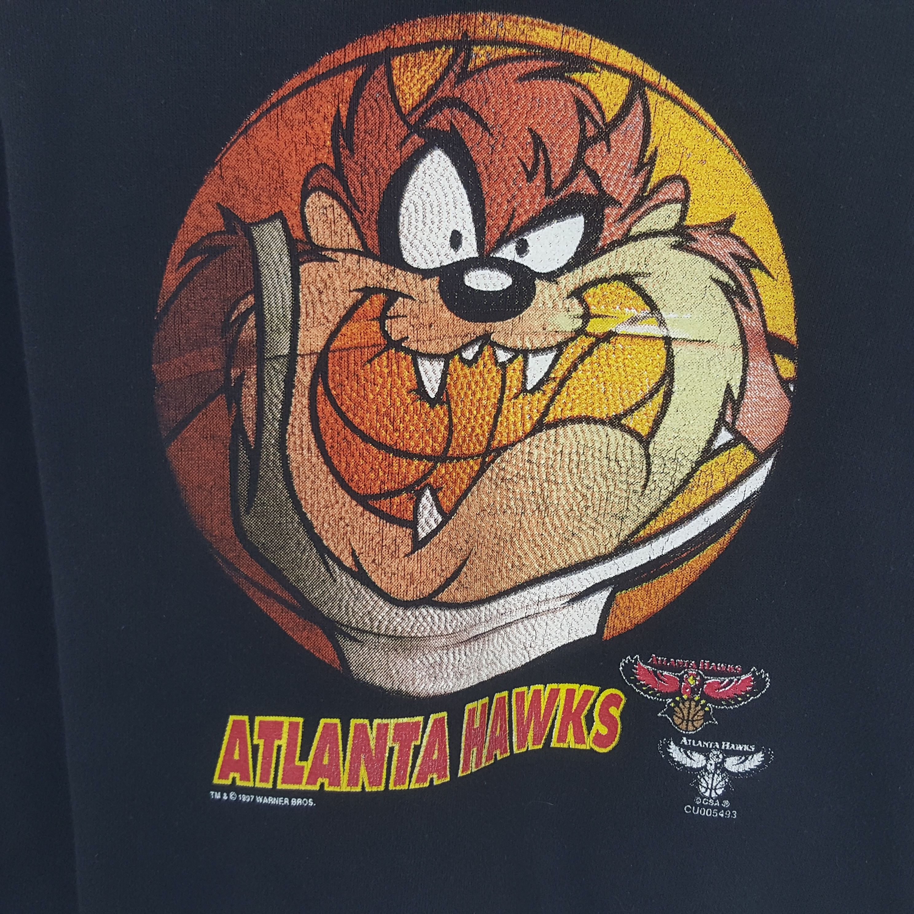 CSA × Vintage Vintage Atlanta Hawks Sweatshirt Size S / US 4 / IT 40 - 2 Thumbnail