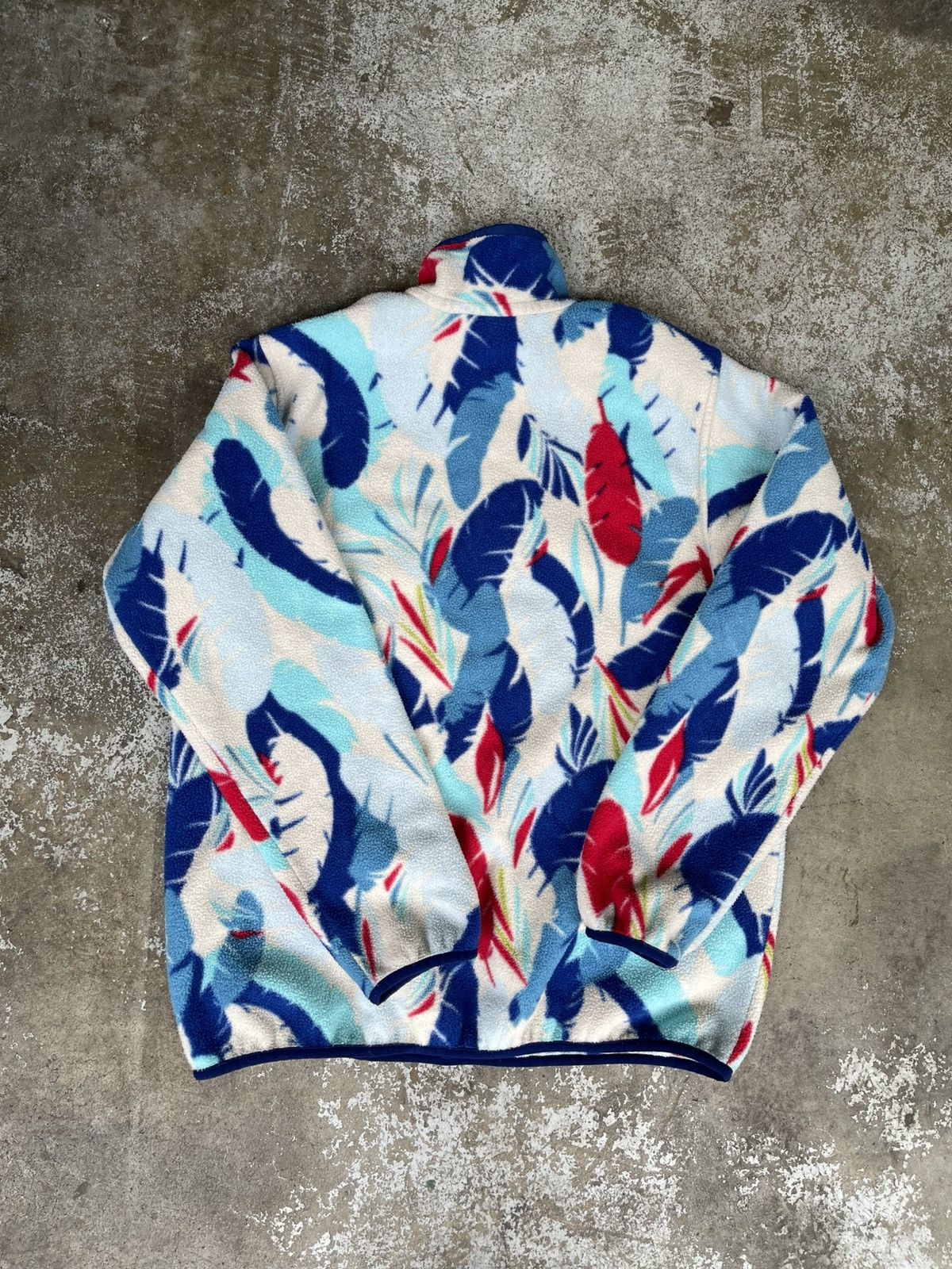Patagonia Vintage Patagonia Synchilla Fleece Feather Print Size L / US 10 / IT 46 - 3 Thumbnail