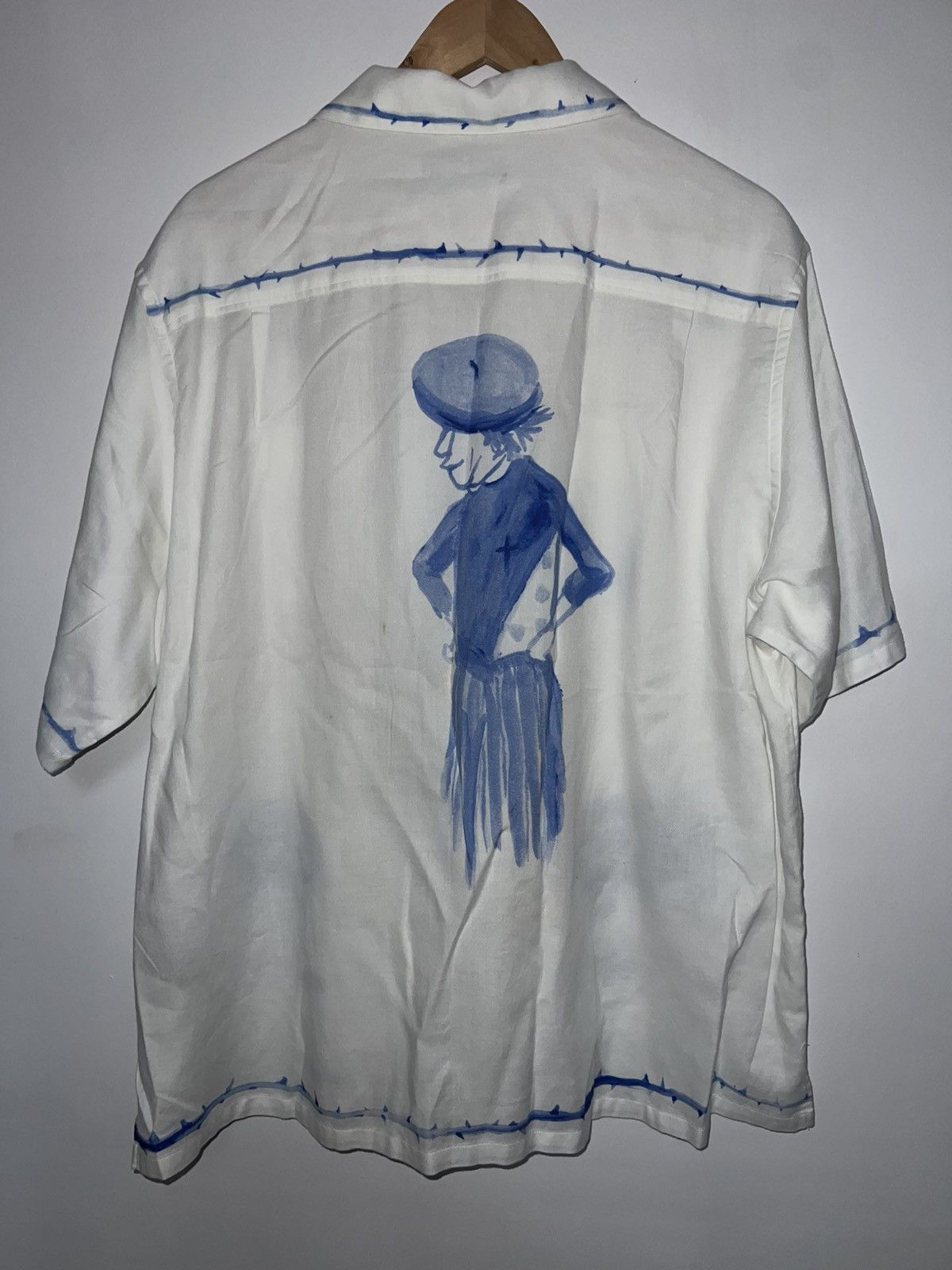 Undercover Undercover Portrait Ink Print Short Sleeve Shirt Size US L / EU 52-54 / 3 - 3 Thumbnail