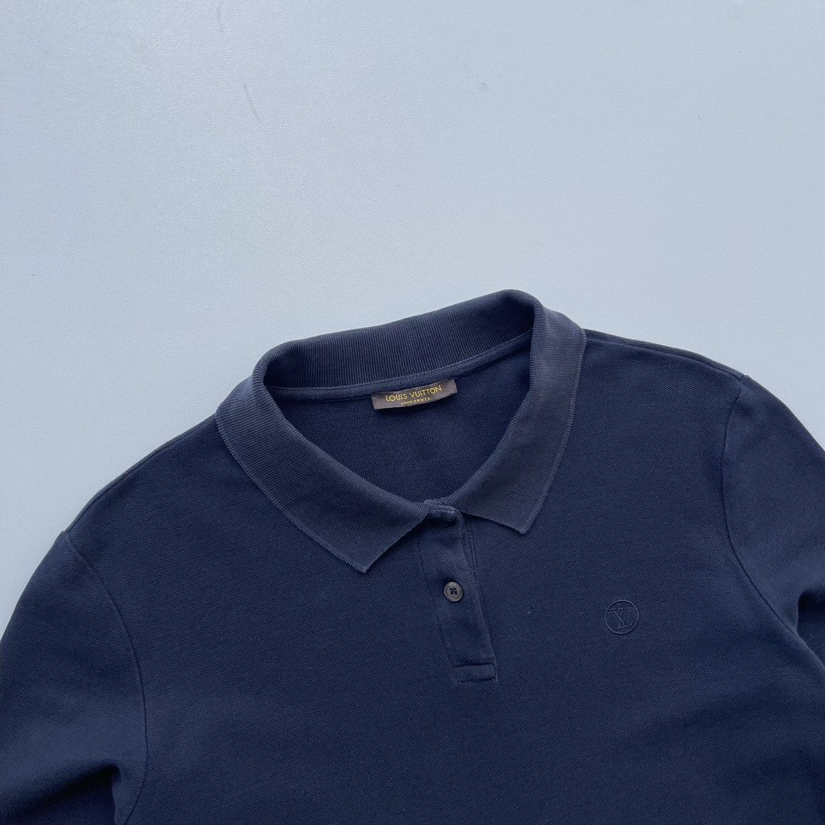 Designer × Louis Vuitton Louis Vuitton Uniformes Women Cotton Pique Polo Long Sleeve Size M / US 6-8 / IT 42-44 - 2 Thumbnail