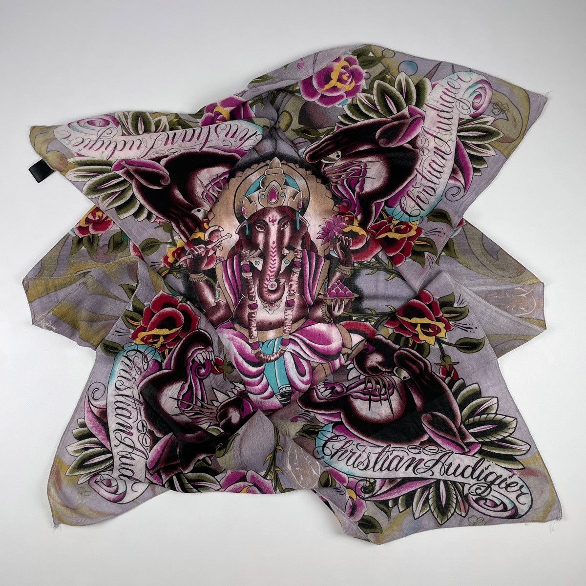Ed Hardy Ed hardy Christian Audigier Scarf Size ONE SIZE - 3 Thumbnail