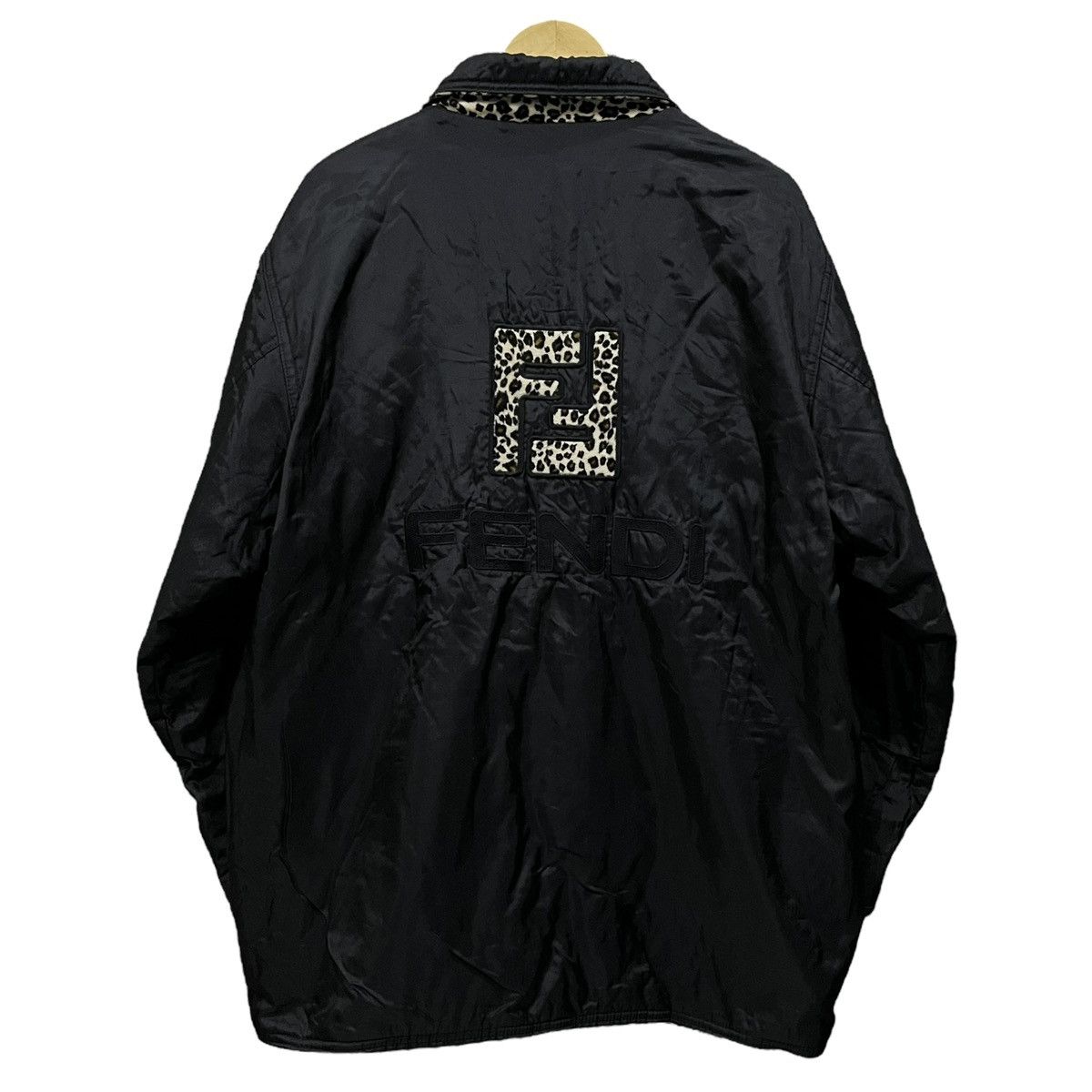 Fendi × Vintage Vintage Fendi Embroidery Big Logo Reversible Jacket Size US L / EU 52-54 / 3 - 5 Thumbnail