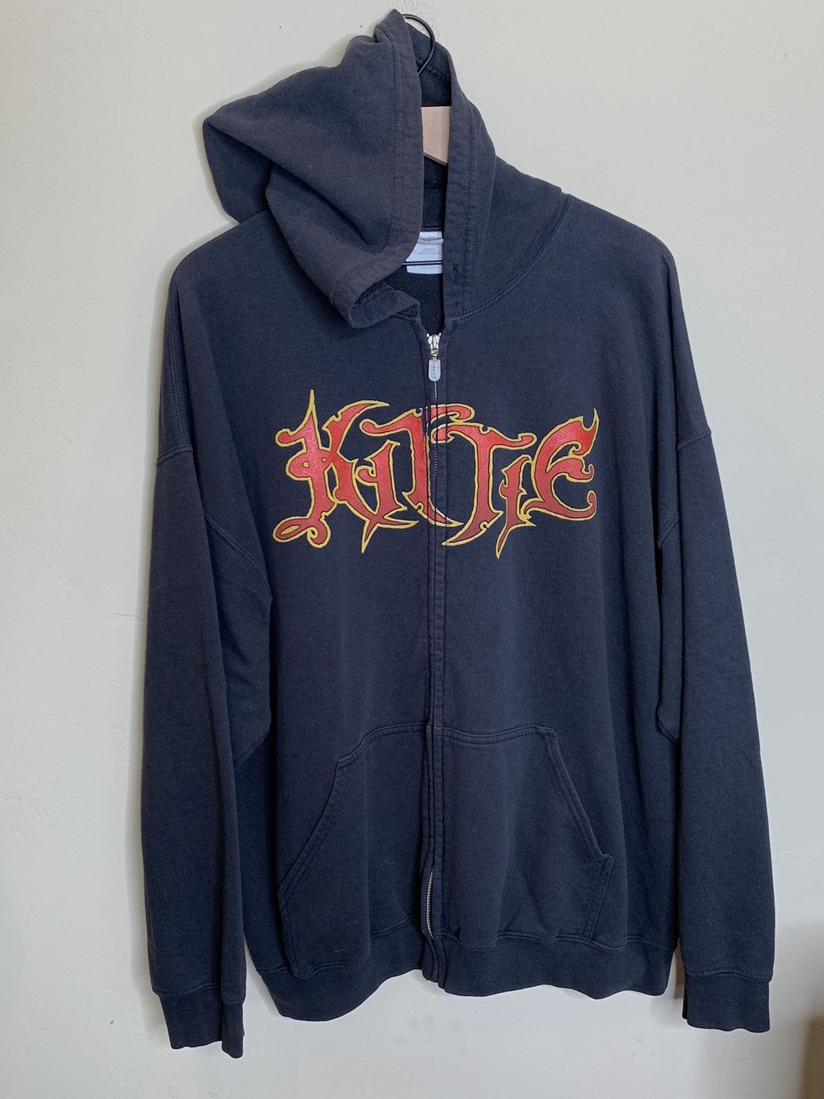 Vintage *RARE* Vintage Kittie Band ZipUp Tour Hoodie Grailed