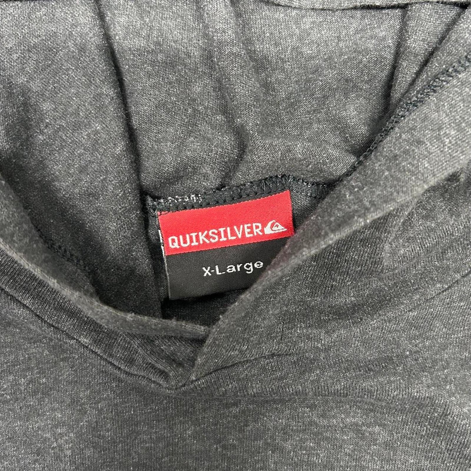 Quicksilver VTG Quiksilver grey hoodie Size US XL / EU 56 / 4 - 4 Thumbnail