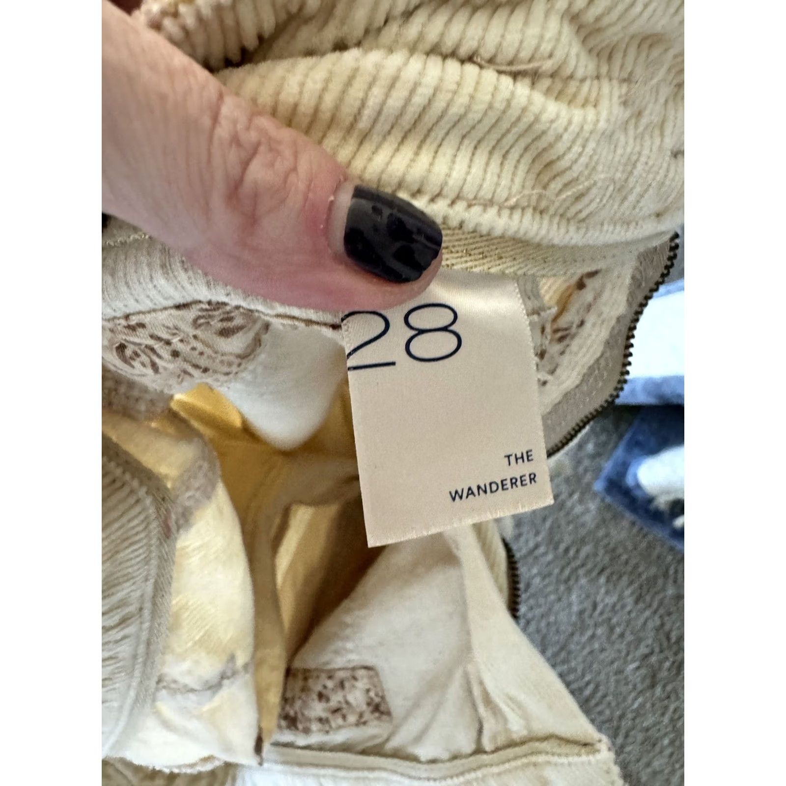 Anthropologie Anthropologie The Wanderer Utility Pants, Cargo, Cotton Blend, Floral, Zipper, 28, Regular, Tapered, Women, Inseam 29.5 in, Neutral, New with Tag Size 28" / US 6 / IT 42 - 6 Thumbnail
