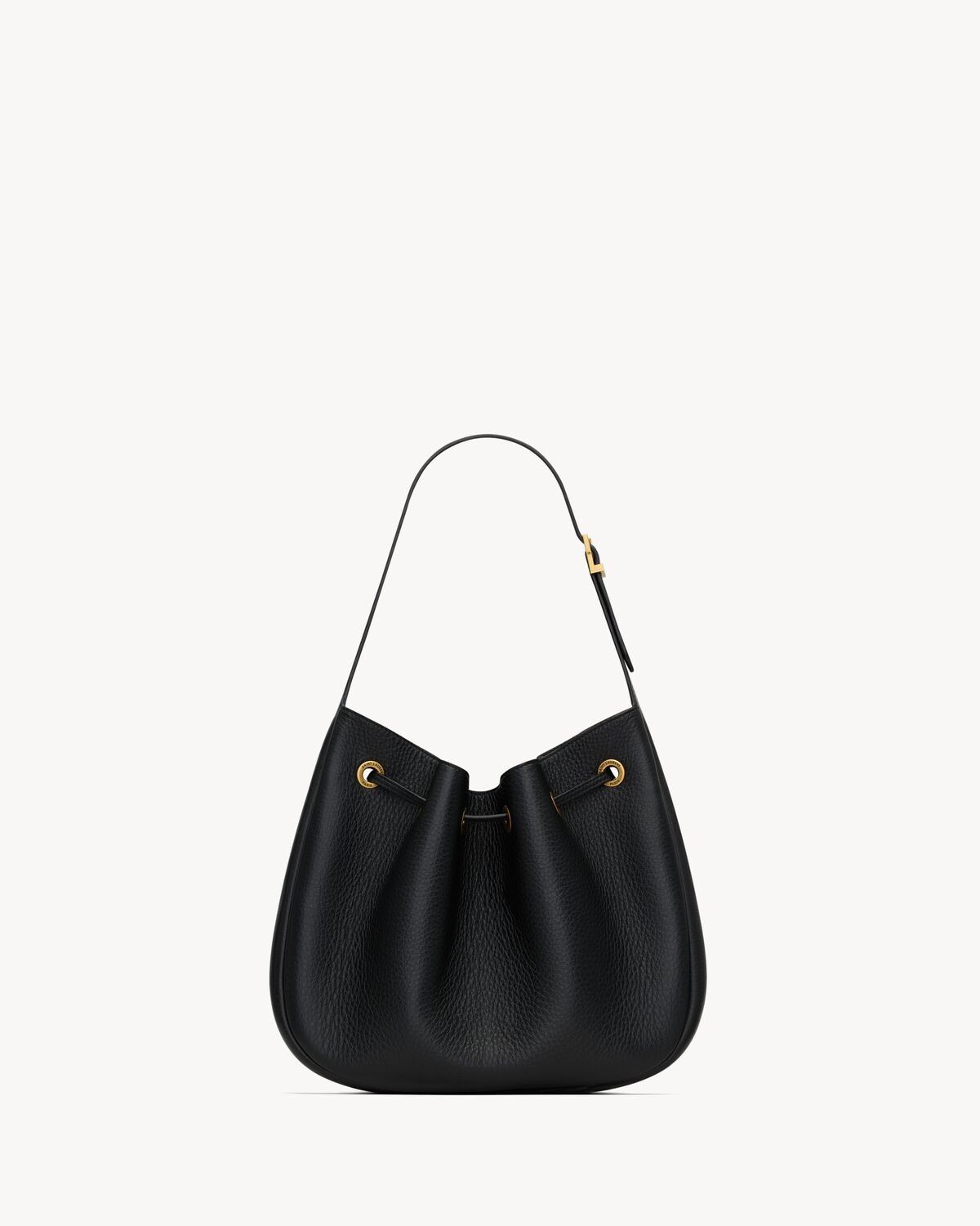 Saint Laurent Paris o1s1wg111125 Paris Vii Small Hobo Bag in Grained Leather Size ONE SIZE - 3 Thumbnail