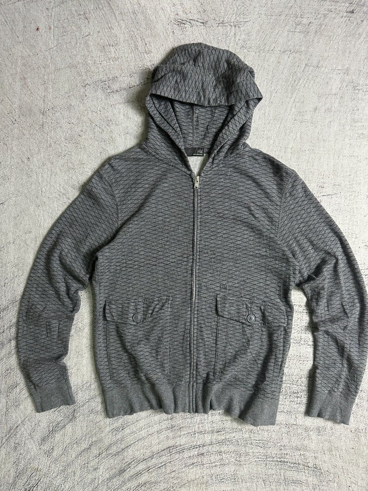 Japanese Brand Uu Undercover Jun Takahashi Monogram Zipper Hoodie Size US M / EU 48-50 / 2 - 1 Thumbnail