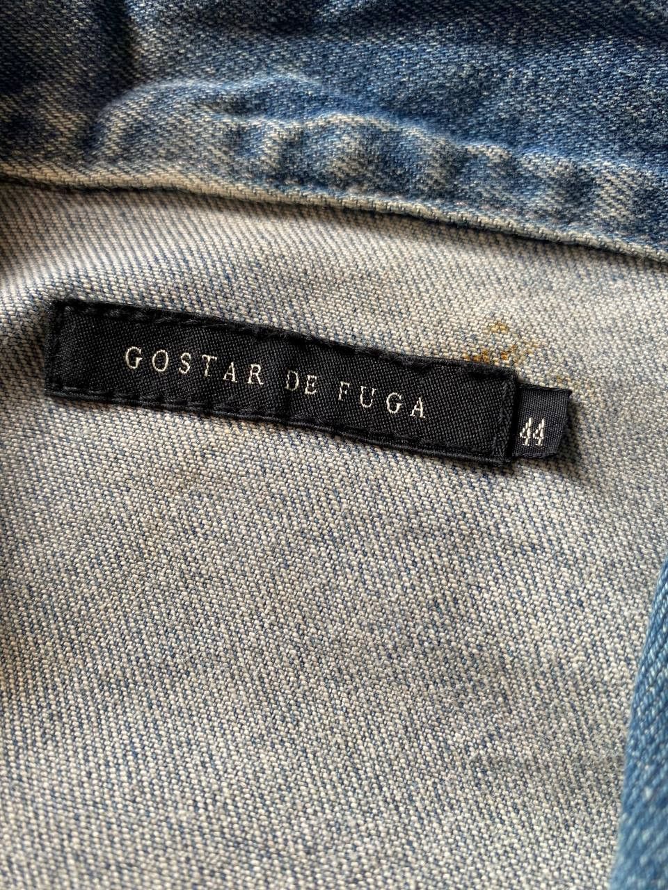 GOSTAR DE FUGA Gostar De Fuga Distressed Denim Jacket Japan Grunge Style Size US S / EU 44-46 / 1 - 7 Thumbnail