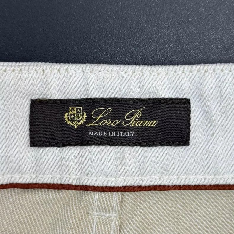 Loro Piana LORO PIANA White American-style trousers with plain color Size 25" / US 0 / IT 36 - 5 Thumbnail