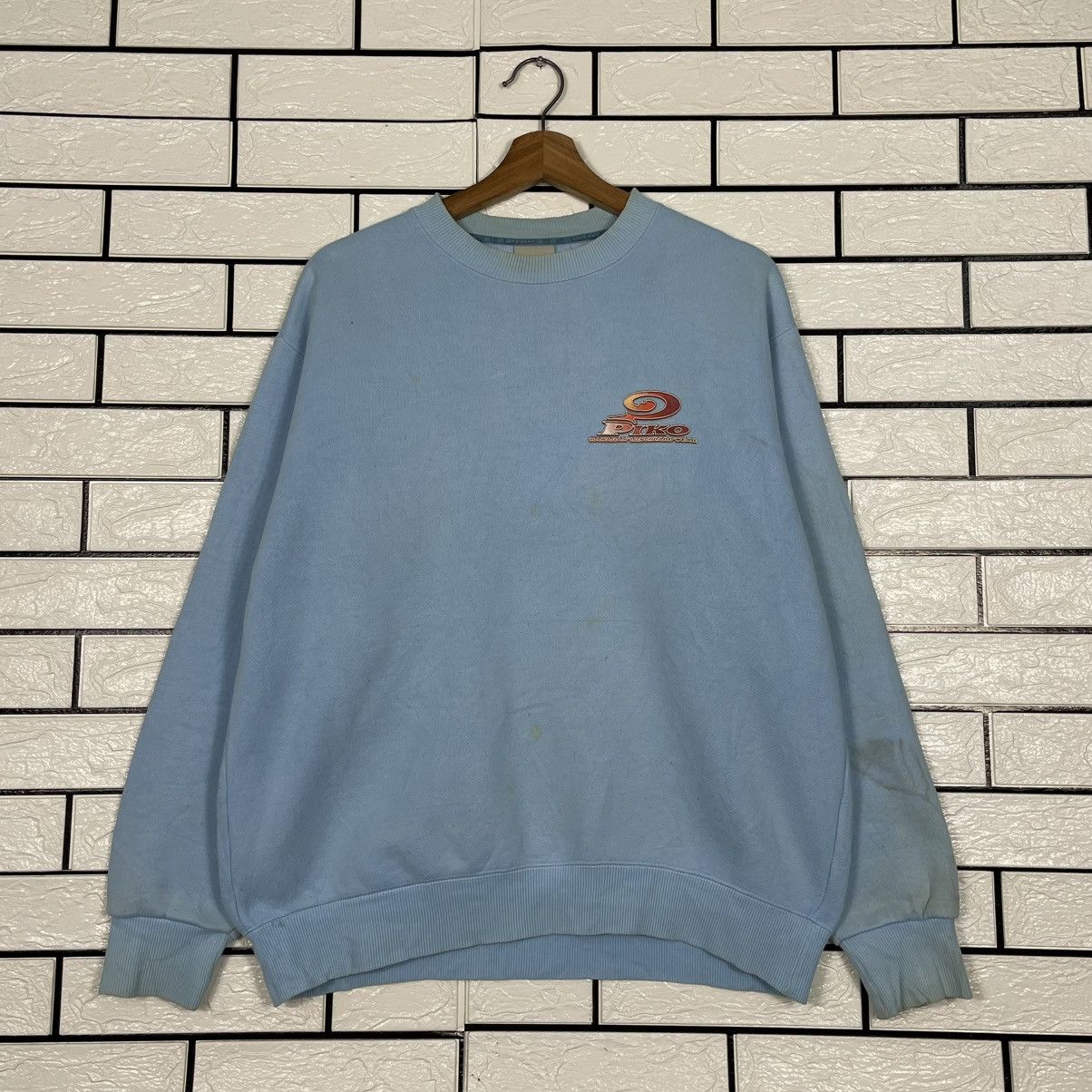 Japanese Brand Piko Hawaian Big Logo Surf Crewneck Sweatshirt Size US M / EU 48-50 / 2 - 1 Thumbnail