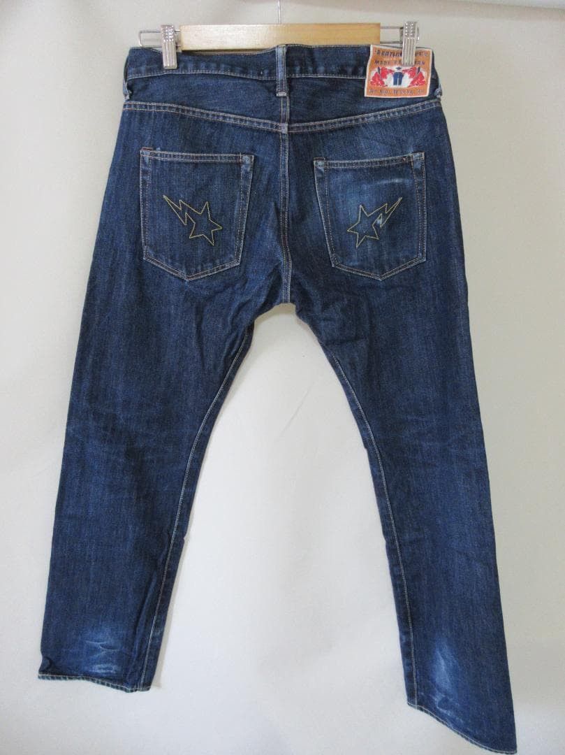 Bape Star Pocket Jeans Size US 31 - 1 Thumbnail