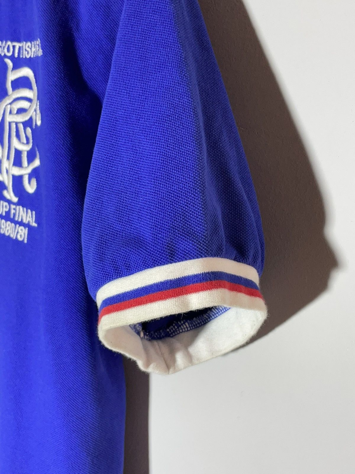 Vintage Rangers Score Draw 1980 Cup Final Football Shirt Size US S / EU 44-46 / 1 - 5 Thumbnail