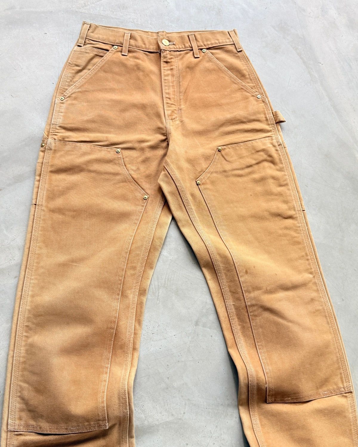 Carhartt VTG Carhartt Doubleknee B01 BRN ⭐️ Size US 29 - 12 Thumbnail