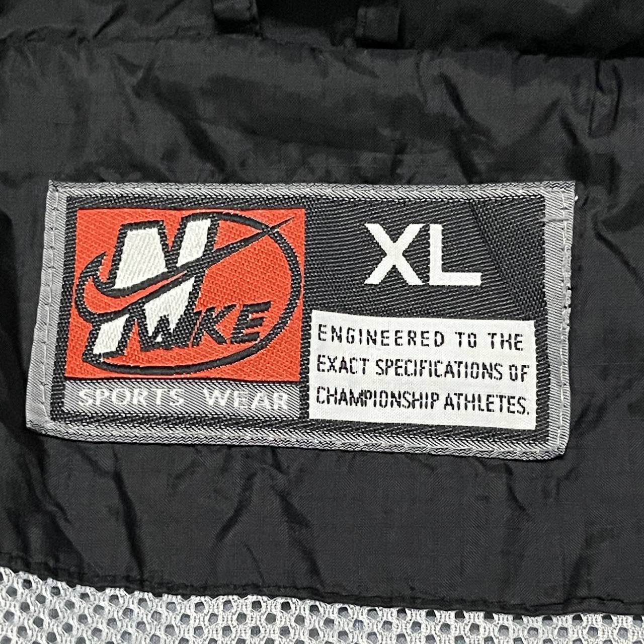 Nike Vintage 90's Nike Big Swoosh Spellout Embroidery Jacket Size US XL / EU 56 / 4 - 15 Thumbnail